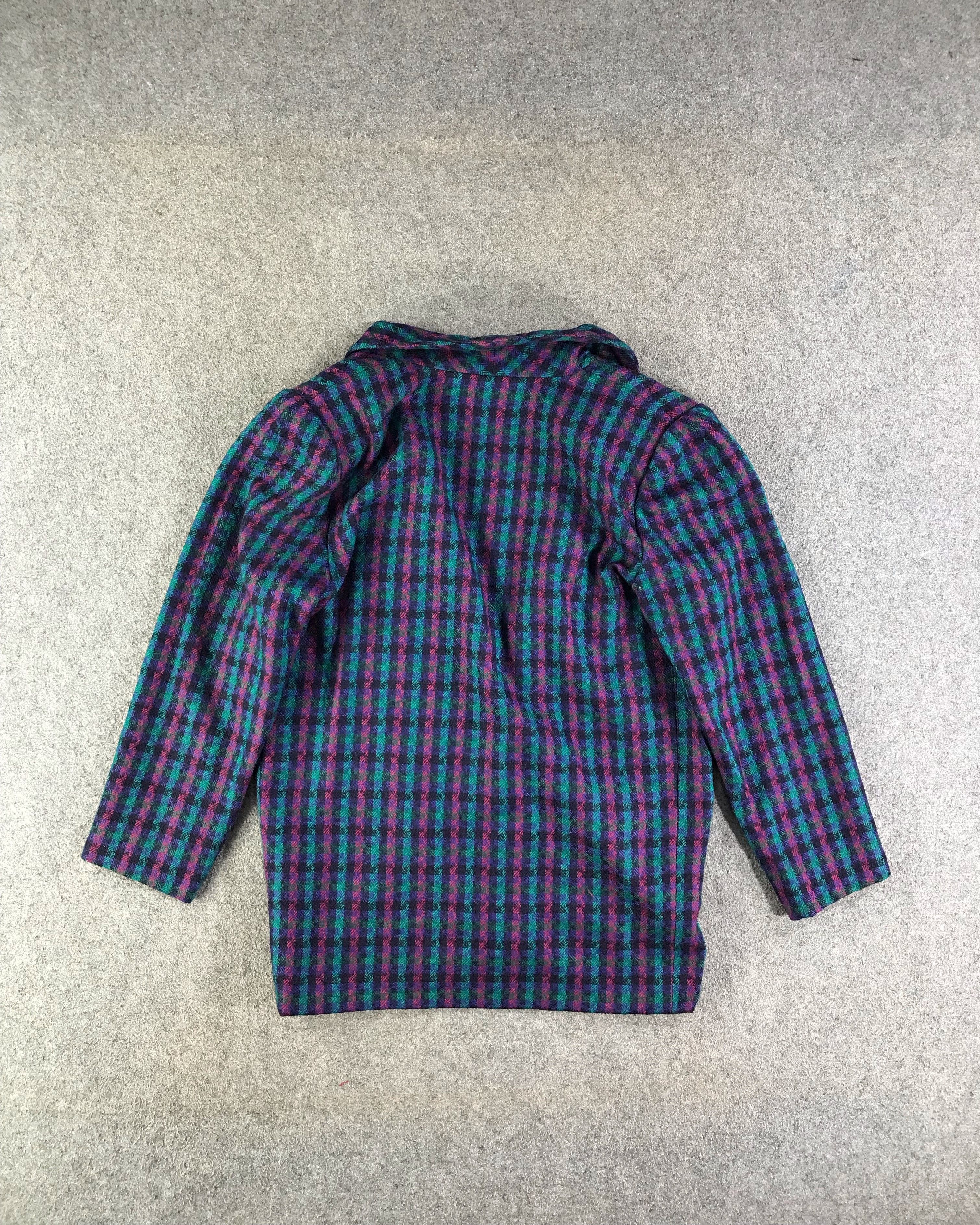 Japanese Brand Vintage Japanese Brand Plaid Blazer Coat Jacket -JC321 Size US M / EU 48-50 / 2 - 3 Thumbnail