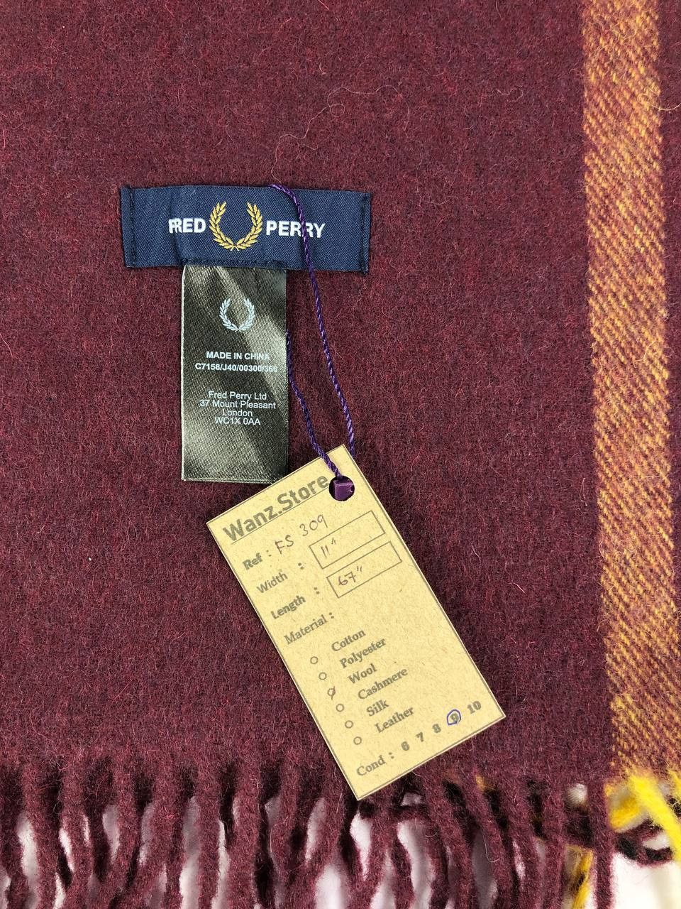 Fred Perry Fred Perry Scarf / Muffler / Neckwear FS309 Size ONE SIZE - 6 Thumbnail