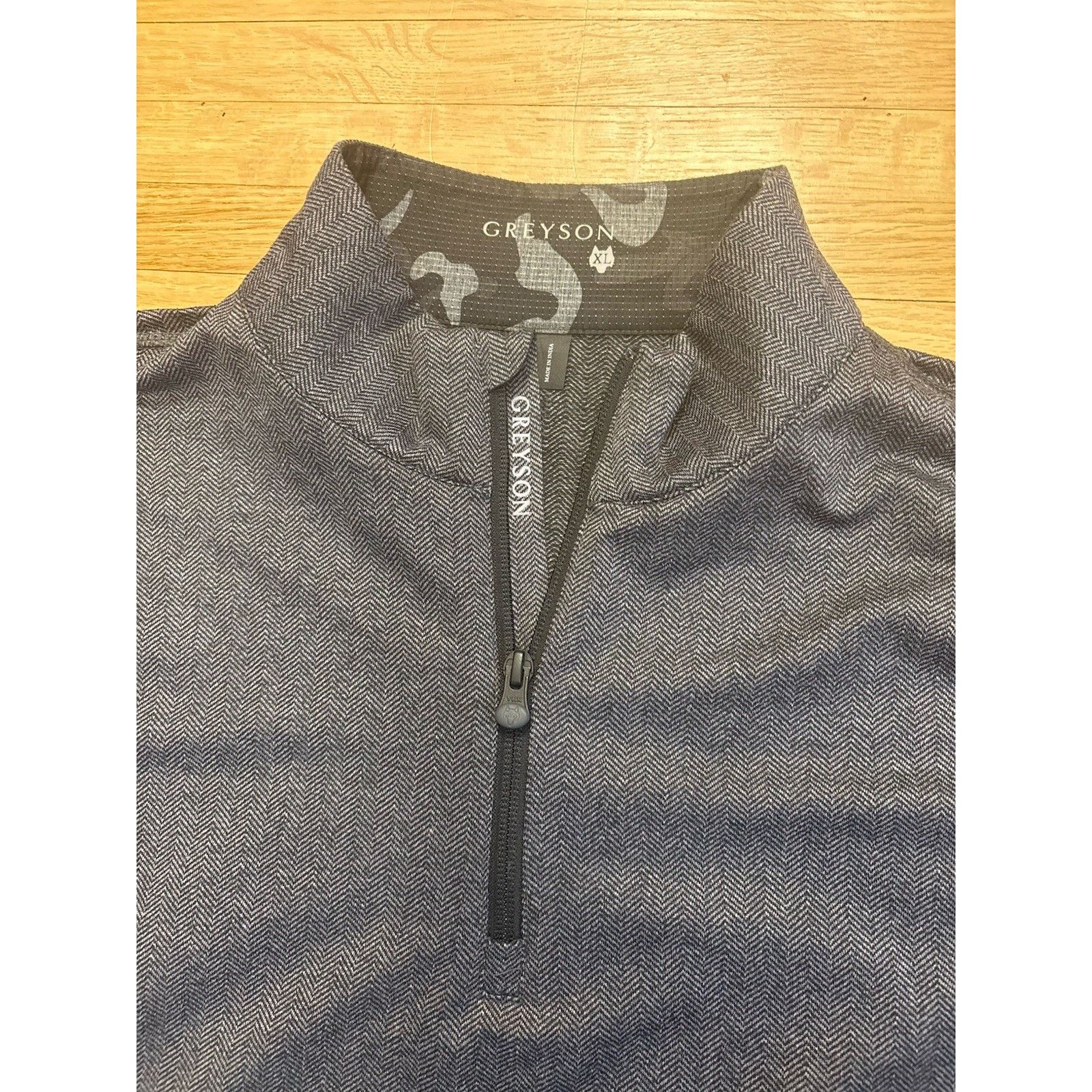 Grenson Greyson Men's Pullover, Tate Mockneck 1/4 Zip Up XL Size US XL / EU 56 / 4 - 5 Thumbnail