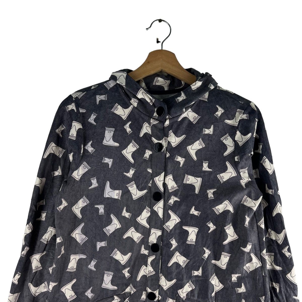 Japanese Brand 🔥Rare Zipper Jacket Over Print Shoes Trafaluc Portugal Size US M / EU 48-50 / 2 - 2 Thumbnail