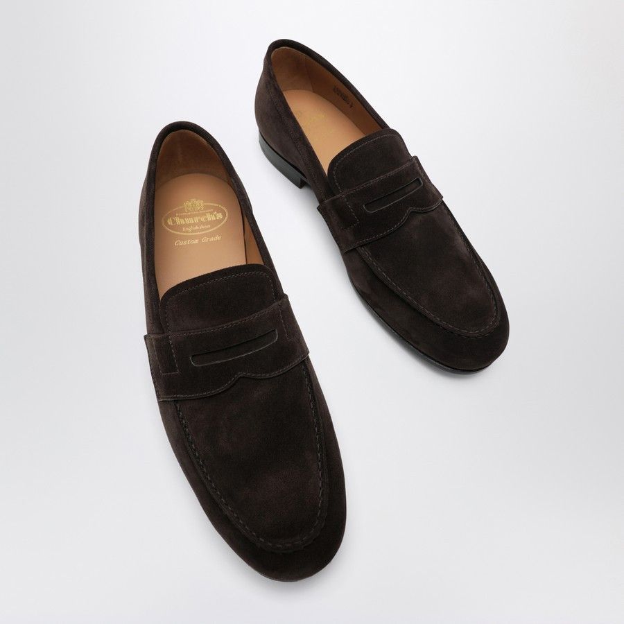 Church's o1d2blof0226 Suede Leather Loafers in Brown Size US 9 / EU 42 - 5 Thumbnail