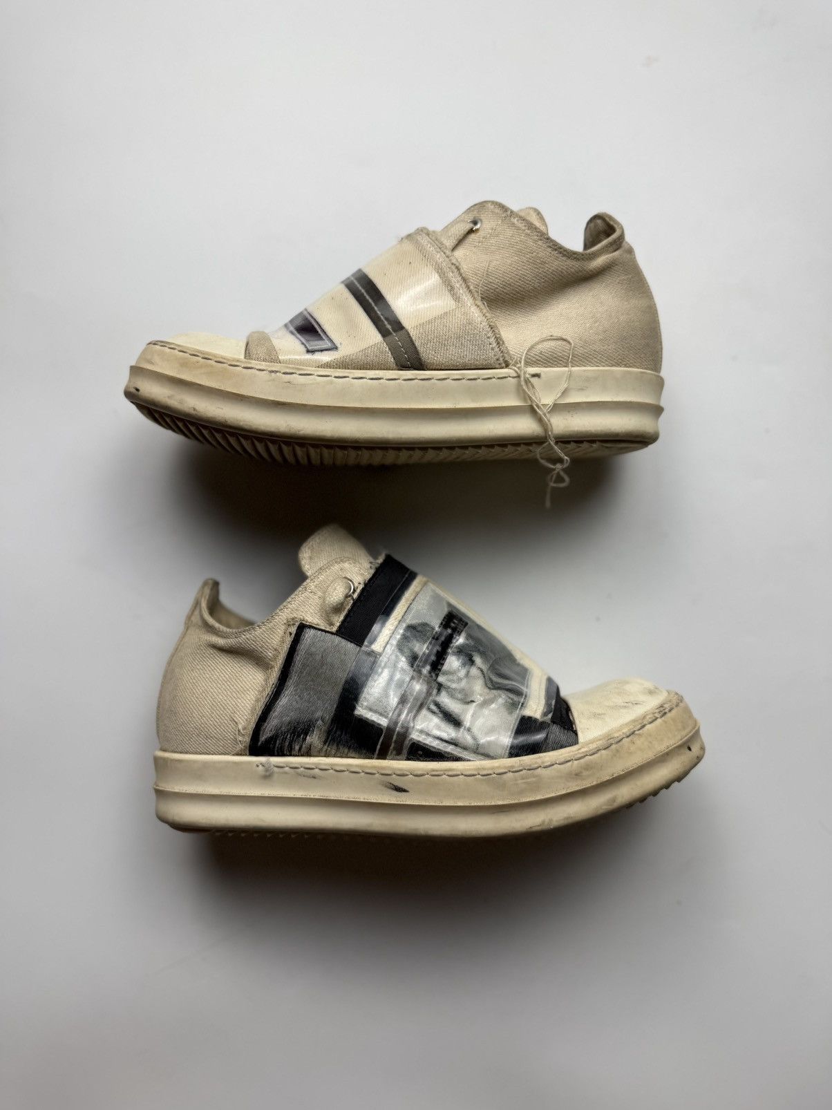 Rick Owens Drkshdw Rick Owens Drkshdw Patchwork Ramones Low Size US 5 / IT 35 - 3 Thumbnail