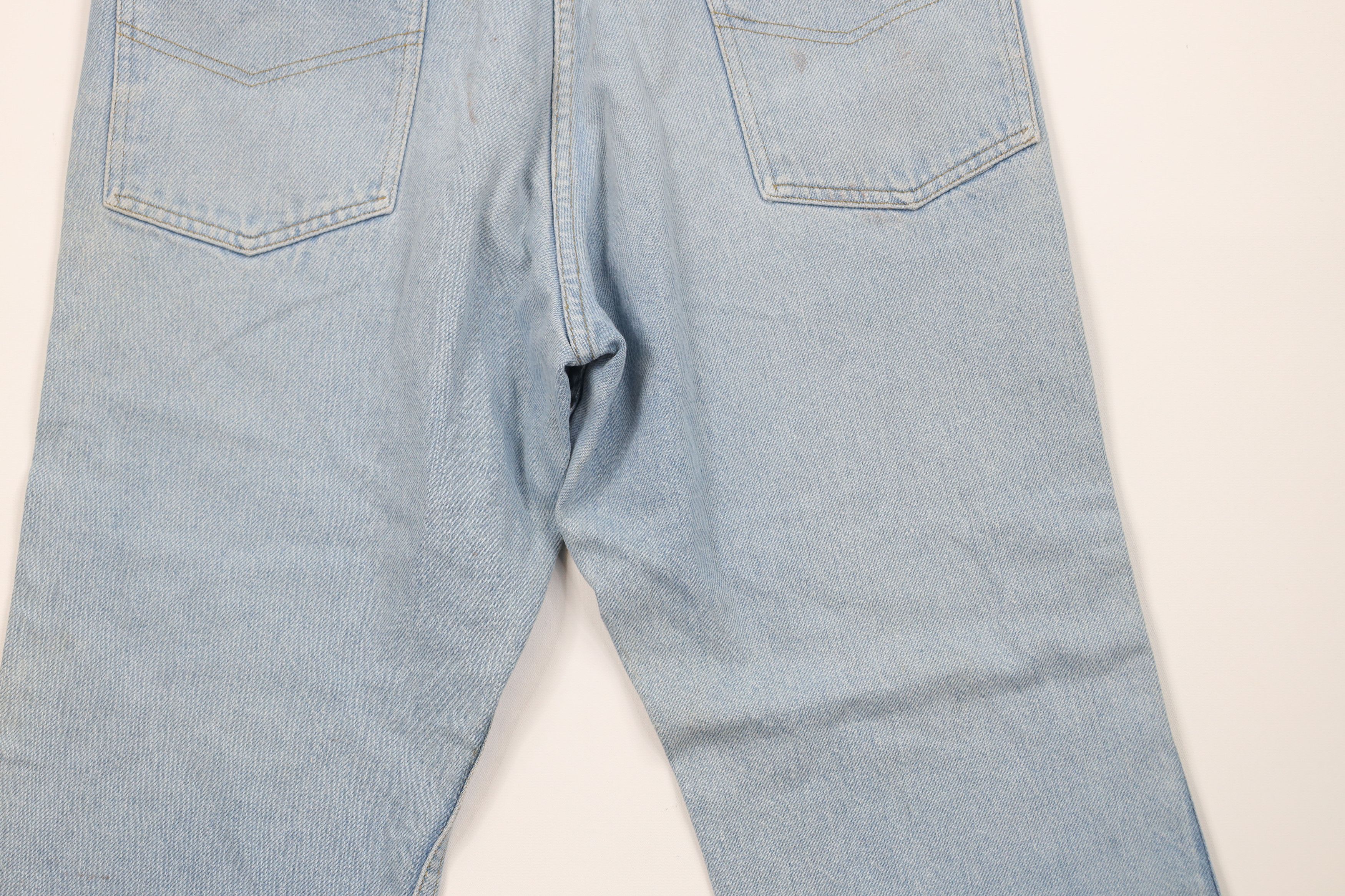 Vintage Vintage 70s Streetwear Flared Wide Leg Denim Jeans USA Size US 34 / EU 50 - 13 Thumbnail