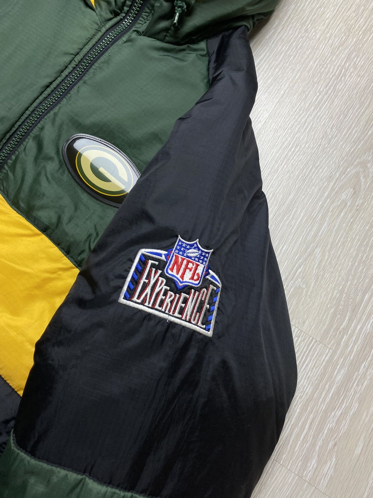 NFL Vintage 90s Pro Player Green Bay Packers Puffer Jacket NFL Size US L / EU 52-54 / 3 - 3 Thumbnail