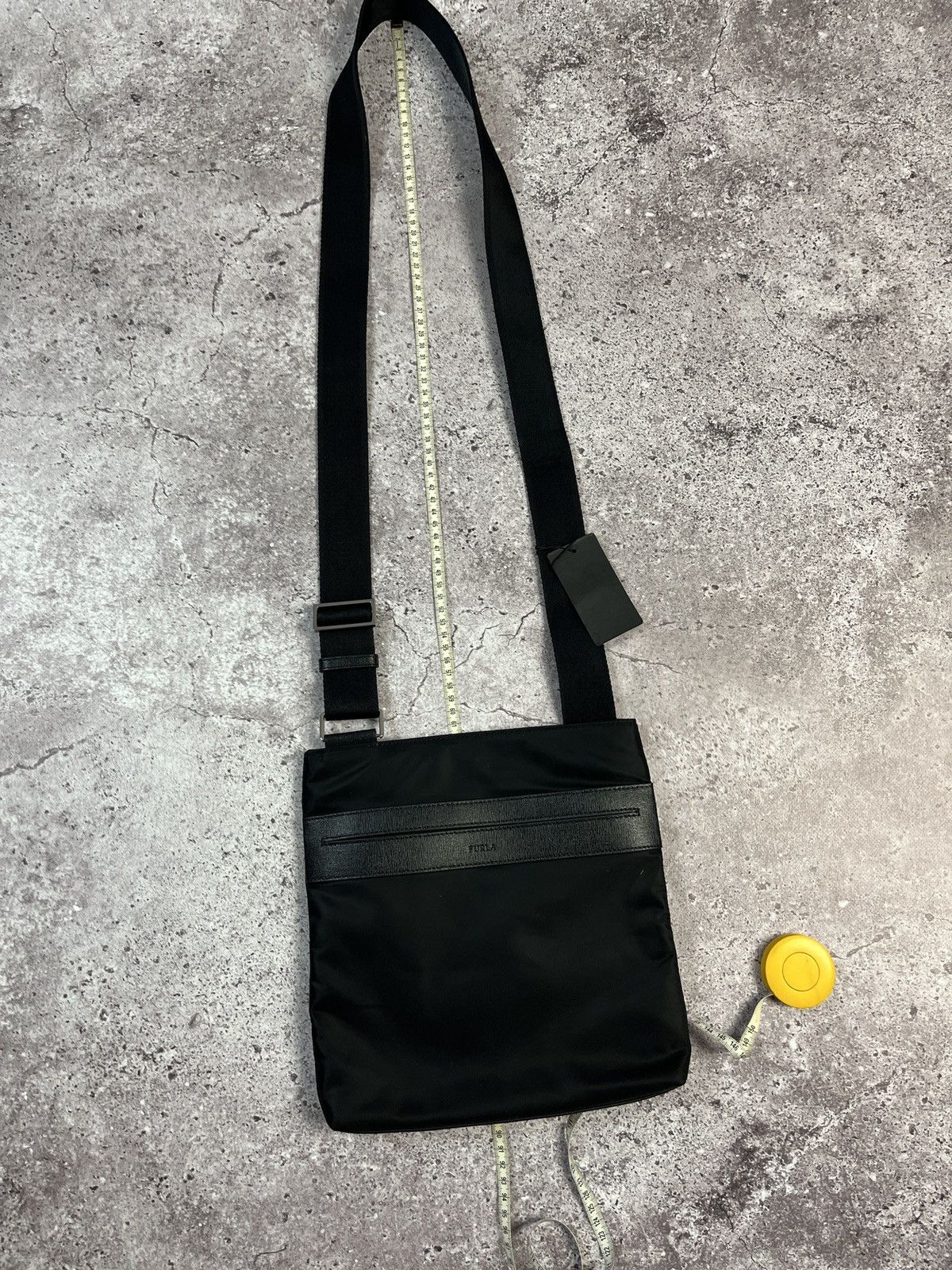 Furla NEW! Furla Sling/Shoulder Nylon/Leather Bag Size ONE SIZE - 21 Thumbnail