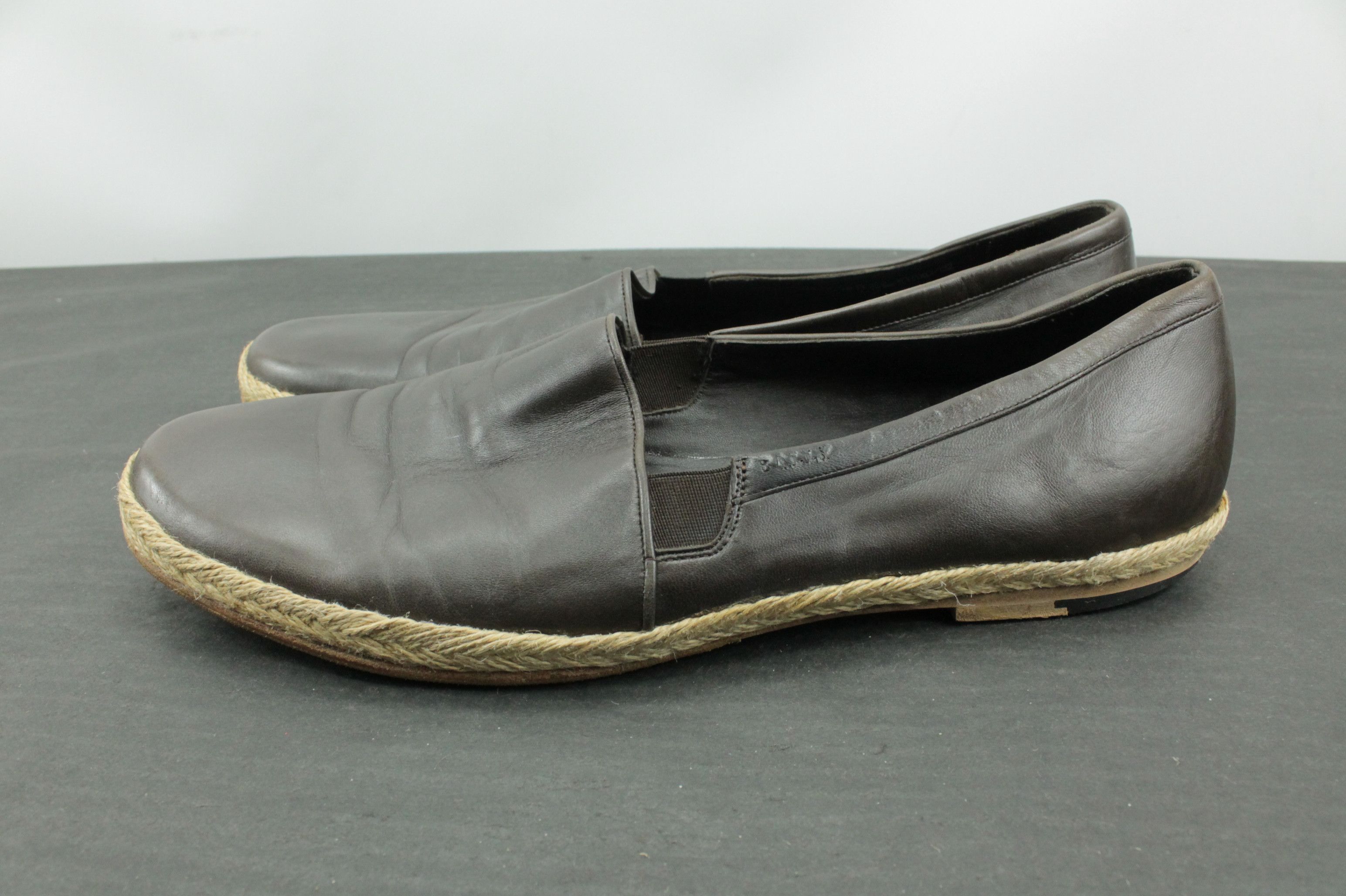 Bally Bally Brown Leather Slip On Espadrilles Shoes Men's 46 Size US 13 / EU 46 - 4 Thumbnail
