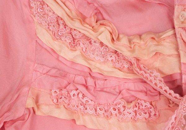 Comme des Garcons Comme Des Garcons Pink lace shirt Size M / US 6-8 / IT 42-44 - 4 Thumbnail