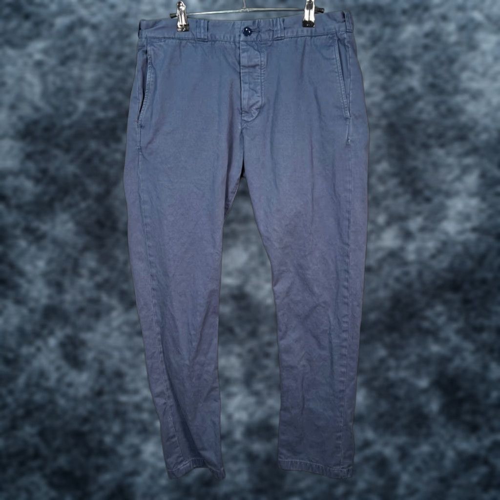 Wallace & Barnes Barnes Wallace & Barnes Mens Pants Chino Straight Leg 32 x 30 Blue Cotton Vintage-Style Jeans? Size US 32 / EU 48 - 1 Thumbnail