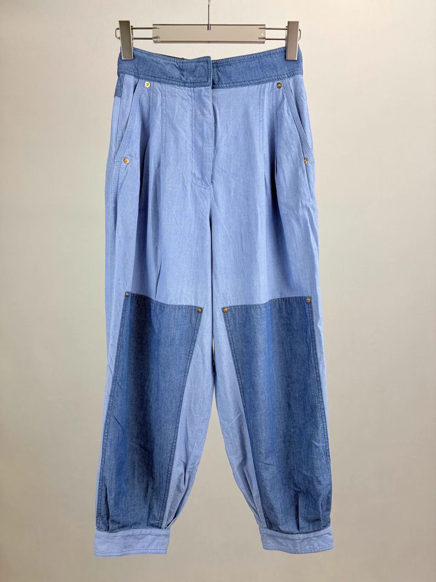 Loewe LOEWE Spliced Trousers With Back Leather Tag K1 Size US 34 / EU 50 - 1 Thumbnail