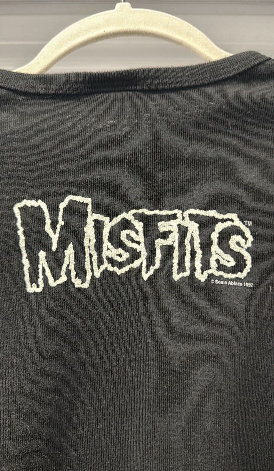 Vintage Vintage Misfits crop top Misfits Womens Bones croptop Size S / US 4 / IT 40 - 4 Thumbnail