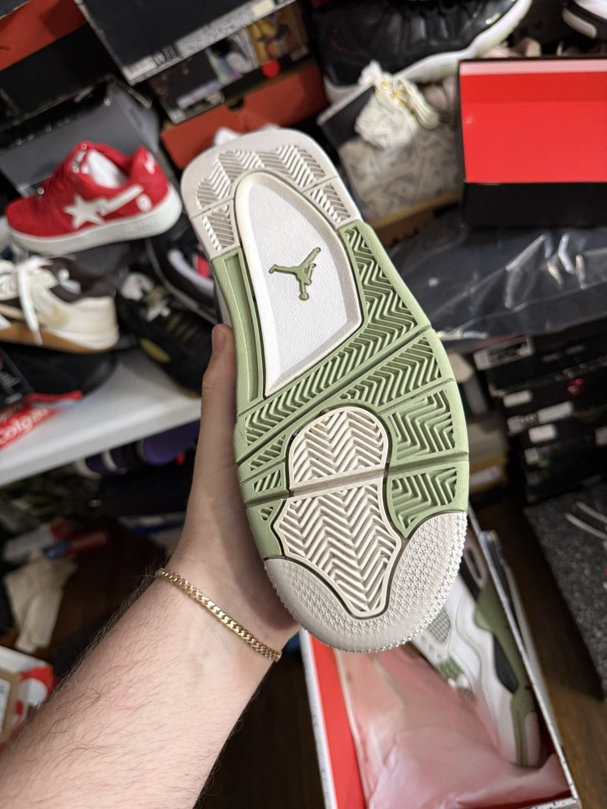 Jordan Brand Jordan retro 4 seafoam sz 8.5m/10w Size US 8.5 / EU 41-42 - 5 Thumbnail