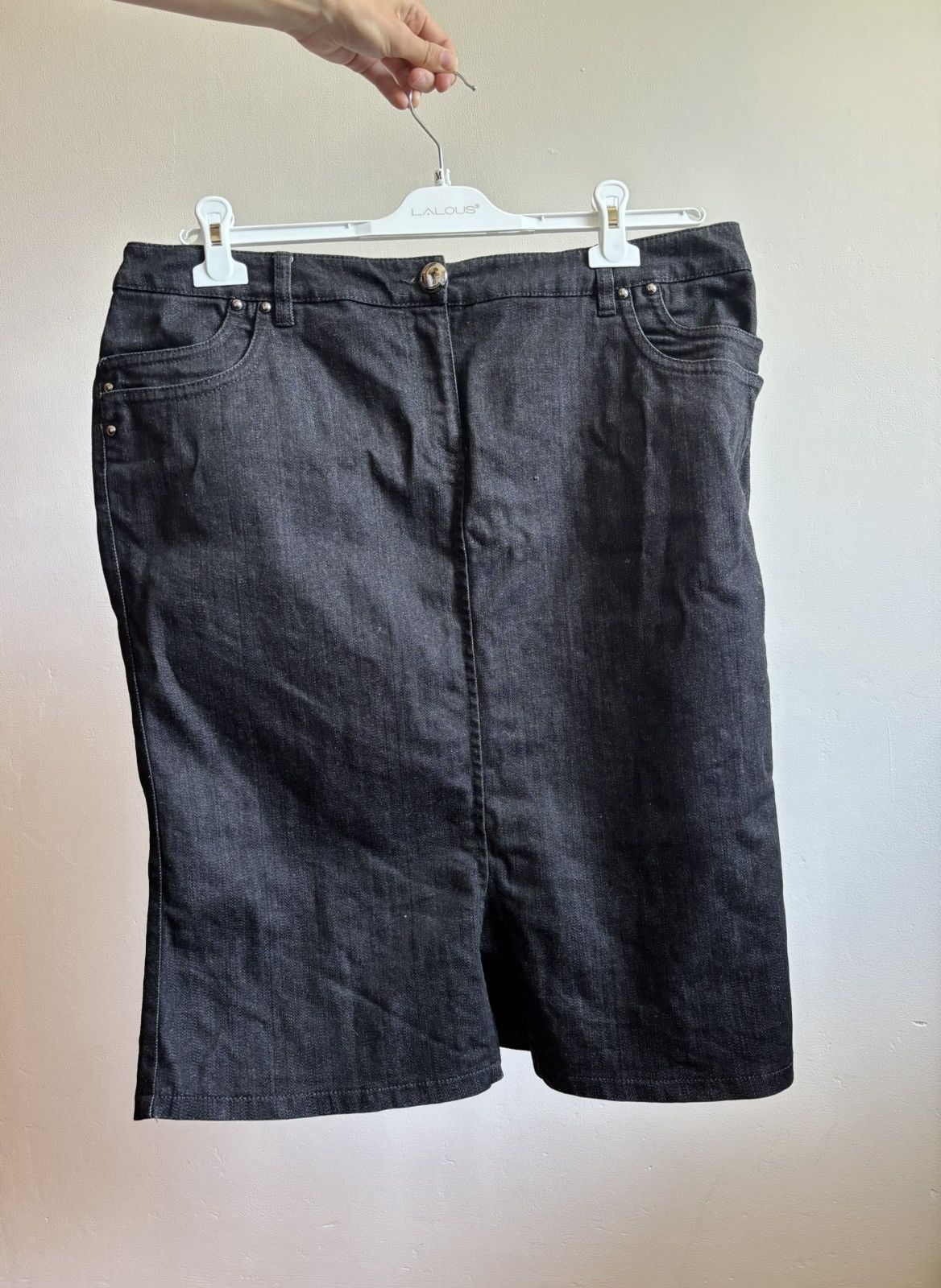 Armani × Armani Collezioni × Vintage Armani Collezioni Vintage Denim Skirt Made in Italy Size 36" / US 14 / IT 50 - 1 Thumbnail