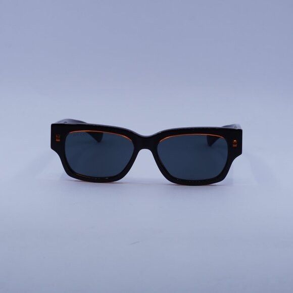Gucci Gucci GG1794S 003 Sunglasses Transparent Orange/Black Square Size ONE SIZE - 3 Thumbnail