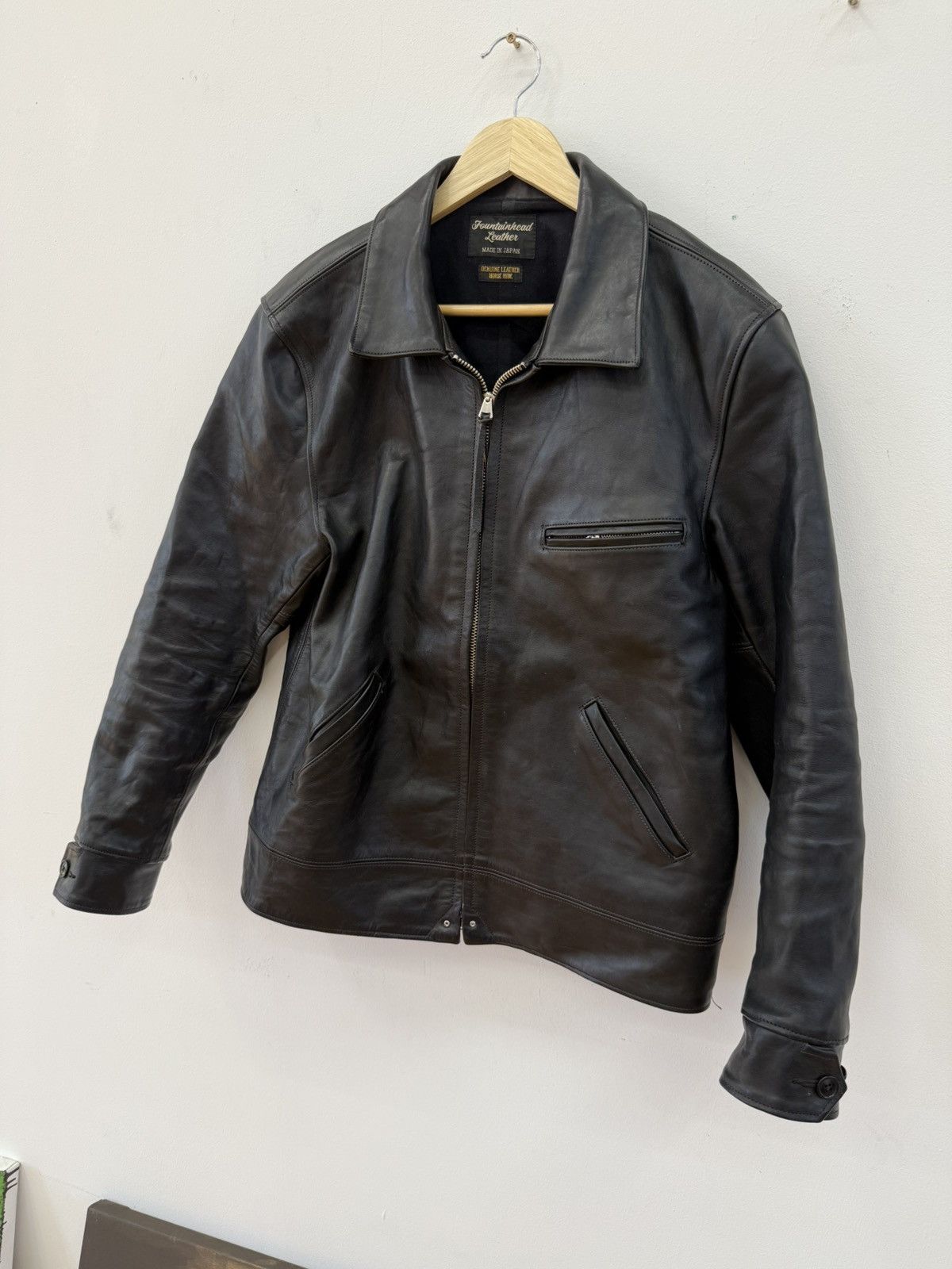 Other Fountainhead Leather, Japanese Leather Jacket Size US L / EU 52-54 / 3 - 2 Thumbnail