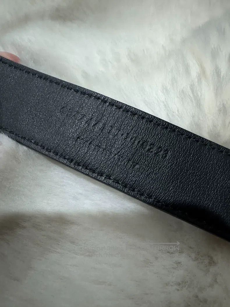 Saint Laurent Paris Saint Laurent Paris size 70 Large Embossed Belt Size ONE SIZE - 5 Thumbnail