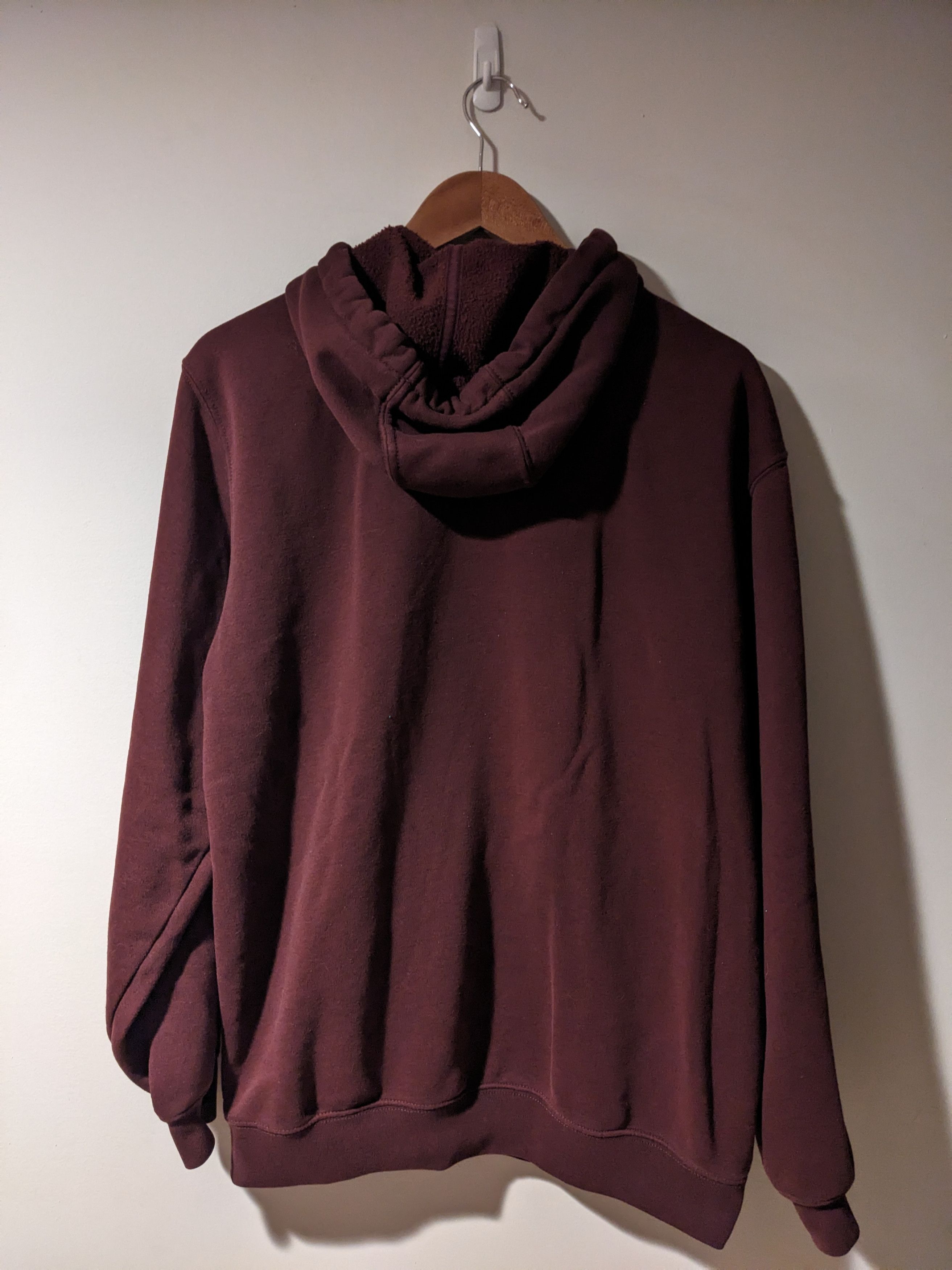 Carhartt × Designer Carhartt Logo Medium Loose Fit Burgundy Red Hoodie Size US M / EU 48-50 / 2 - 6 Thumbnail