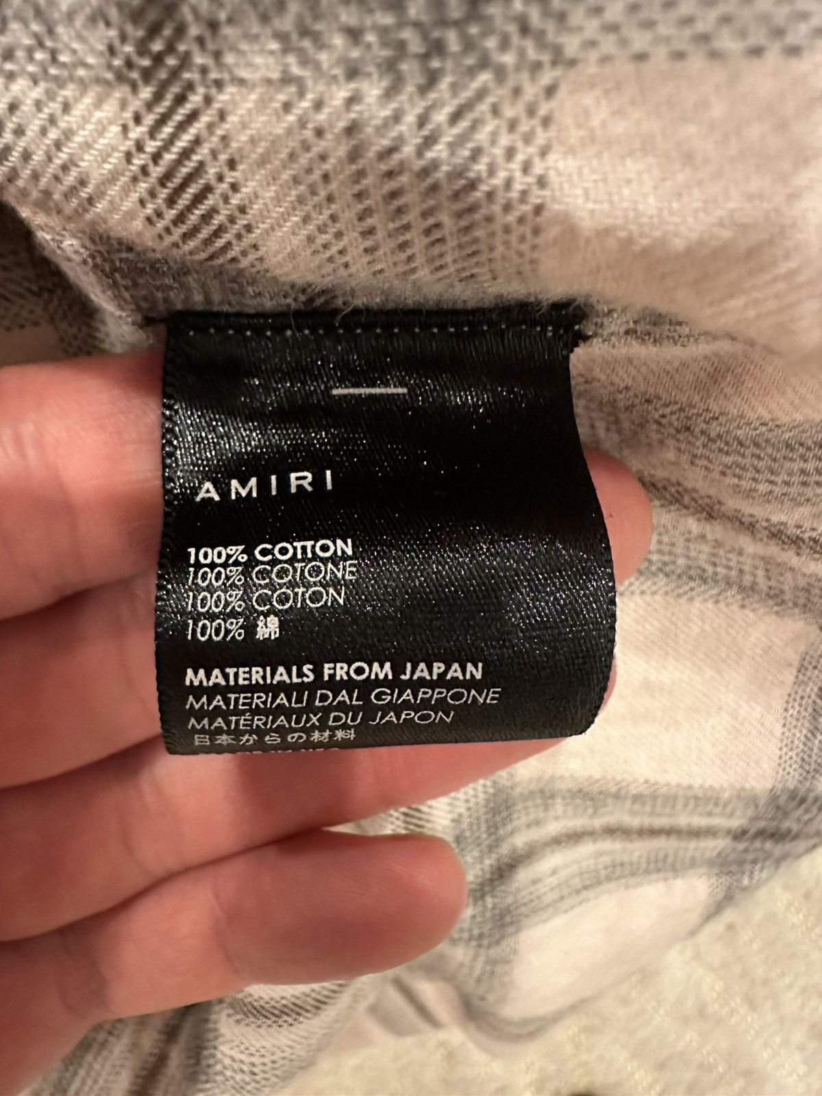 Amiri Distressed Amiri Flannel XL Size US XL / EU 56 / 4 - 4 Thumbnail