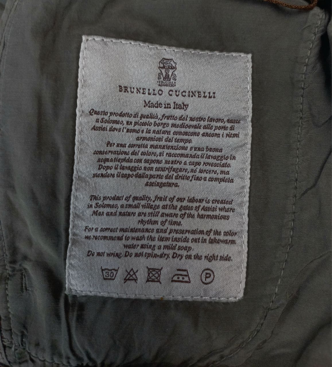 Brunello Cucinelli Rare Brunello Cucinelli Cotton Itali Pants Size 32" / US 10 / IT 46 - 5 Thumbnail