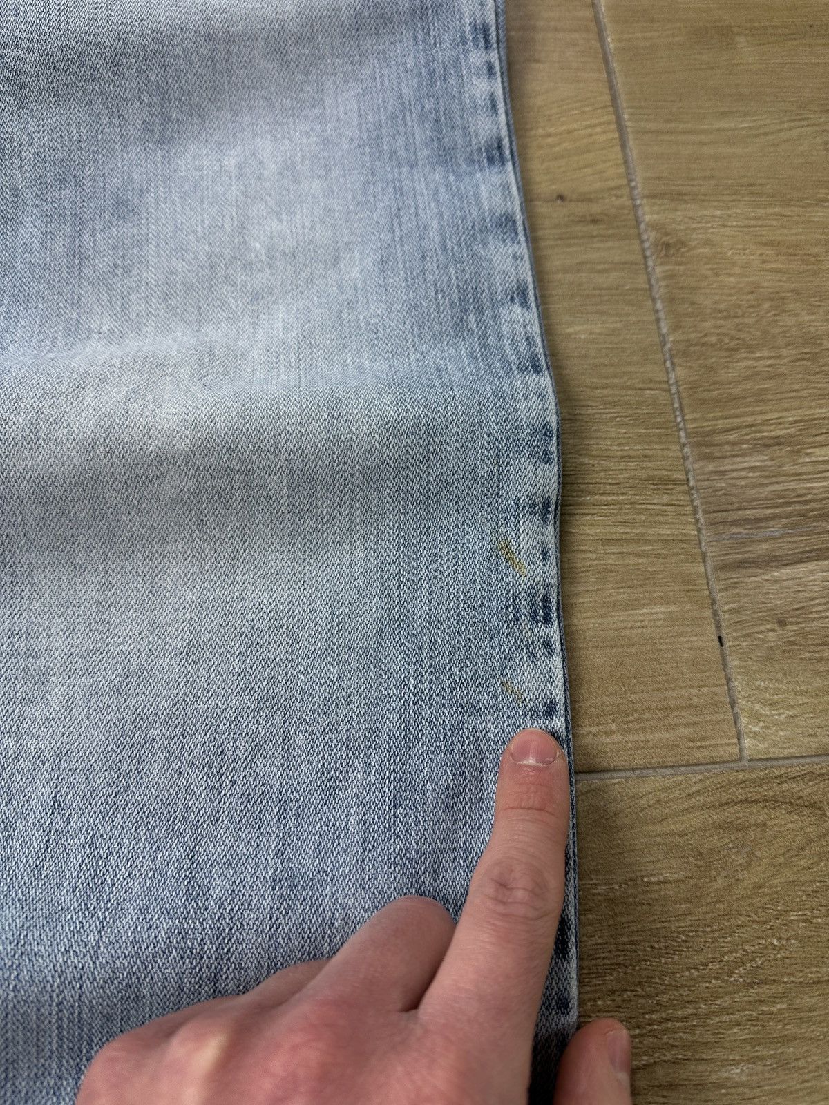 Dolce & Gabbana × Vintage Vintage Dolce&Gabbana Low Waist Distressed Blue Denim Jeans Size US 34 / EU 50 - 6 Thumbnail