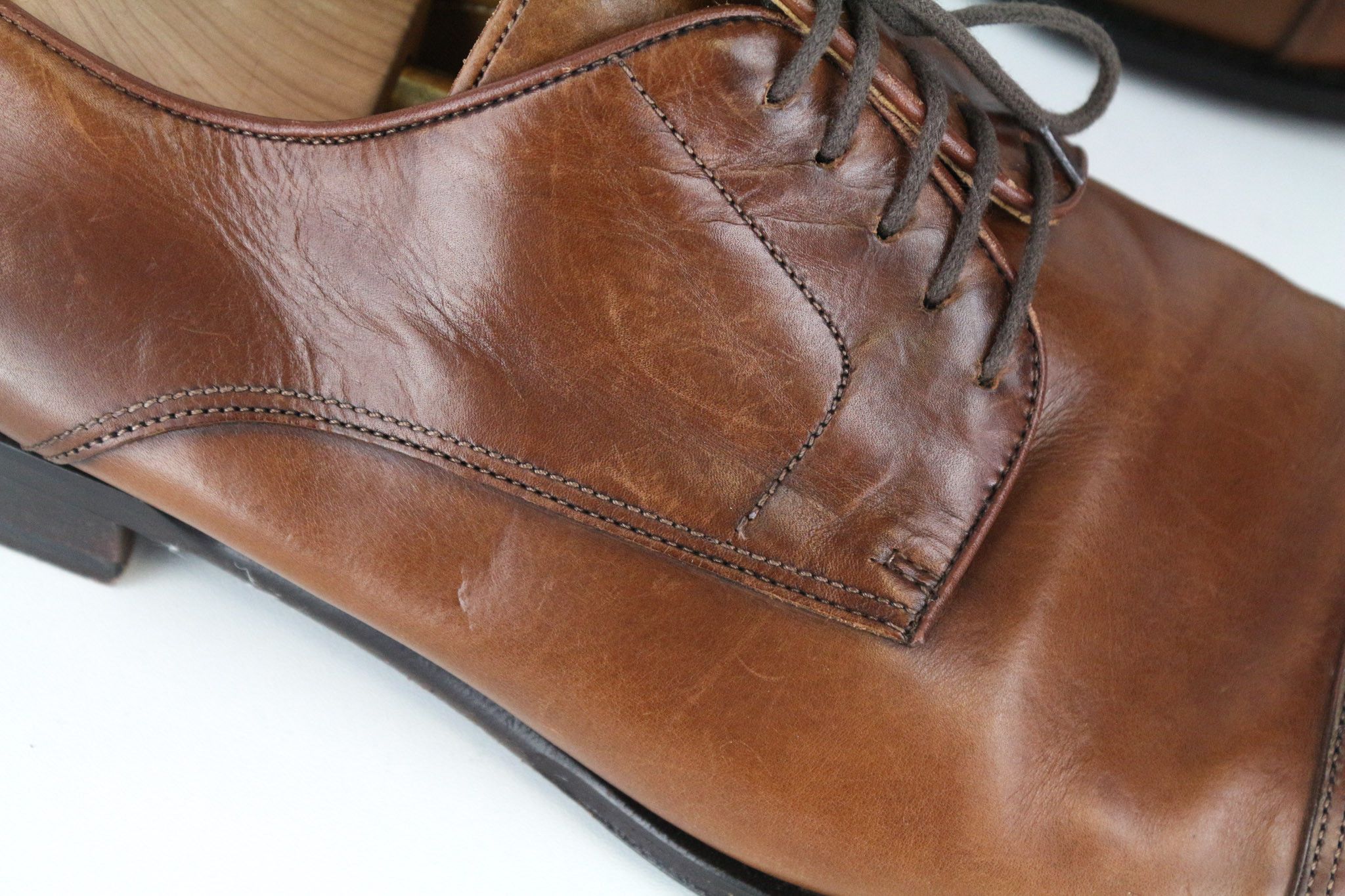 Suitsupply EU45 Brown Leather Laced Low-Top 72745 Size US 12 / EU 45 - 8 Thumbnail