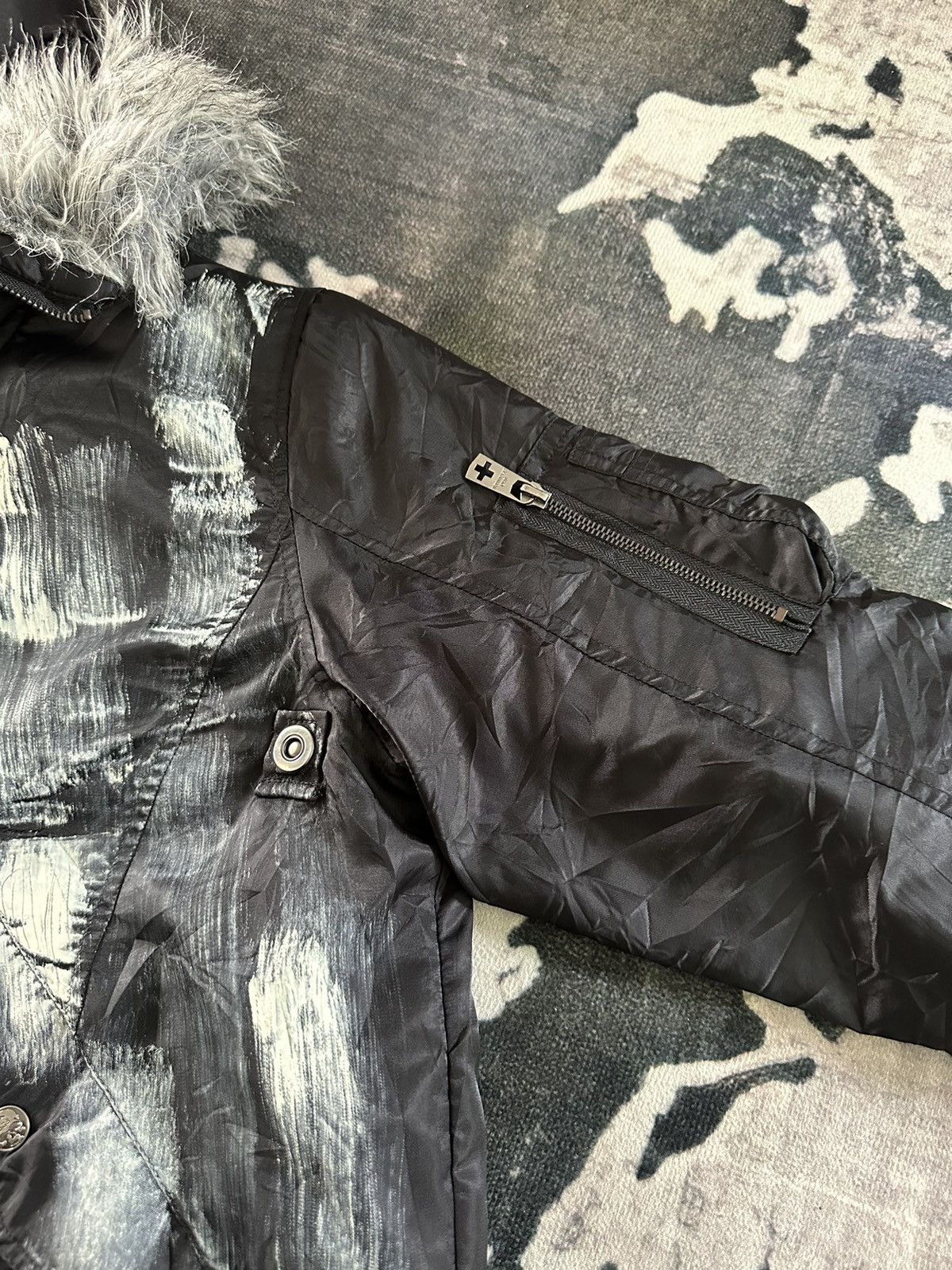 BERNINGS SHO 00’s Berning Sho punk bomber zipper jacket Size US M / EU 48-50 / 2 - 8 Thumbnail