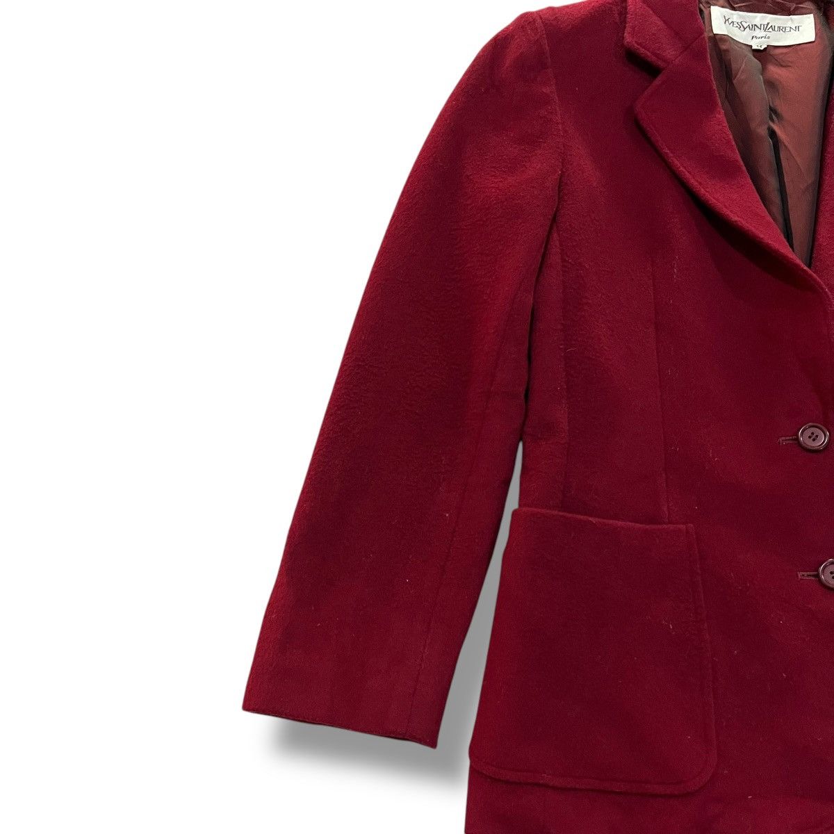 Yves Saint Laurent YVES SAINT LAURENT WOOL BLAZER/COAT Size M / US 6-8 / IT 42-44 - 2 Thumbnail