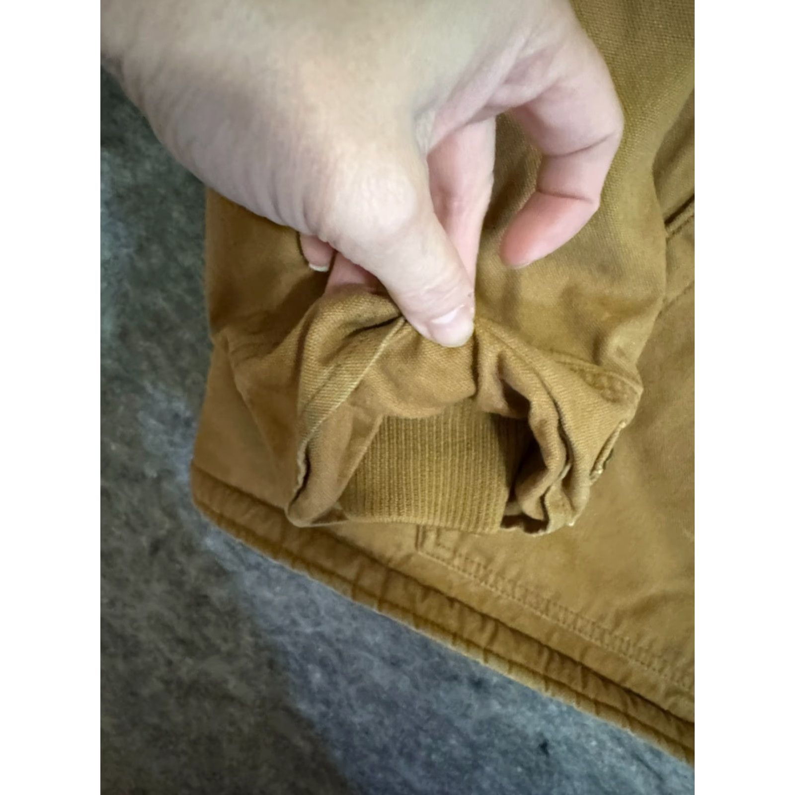 Dickies VINTAGE Dickies "Work" Fleece Lined Hooded Jacket Chore Work Coat 3XL Brown Tan Mens Size US XXL / EU 58 / 5 - 2 Thumbnail