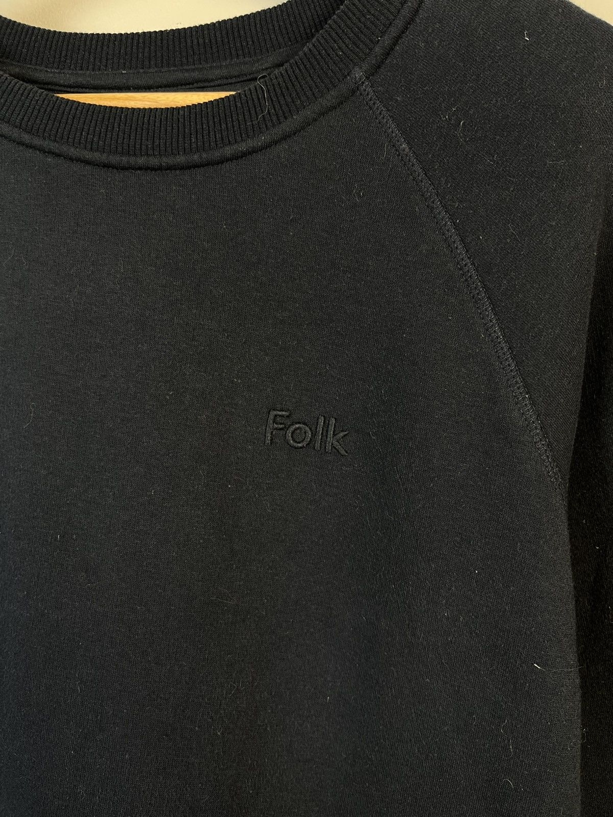 Folk Folk Basic Sand Cotton Basic Logo Sweatshirt Size US XL / EU 56 / 4 - 5 Thumbnail