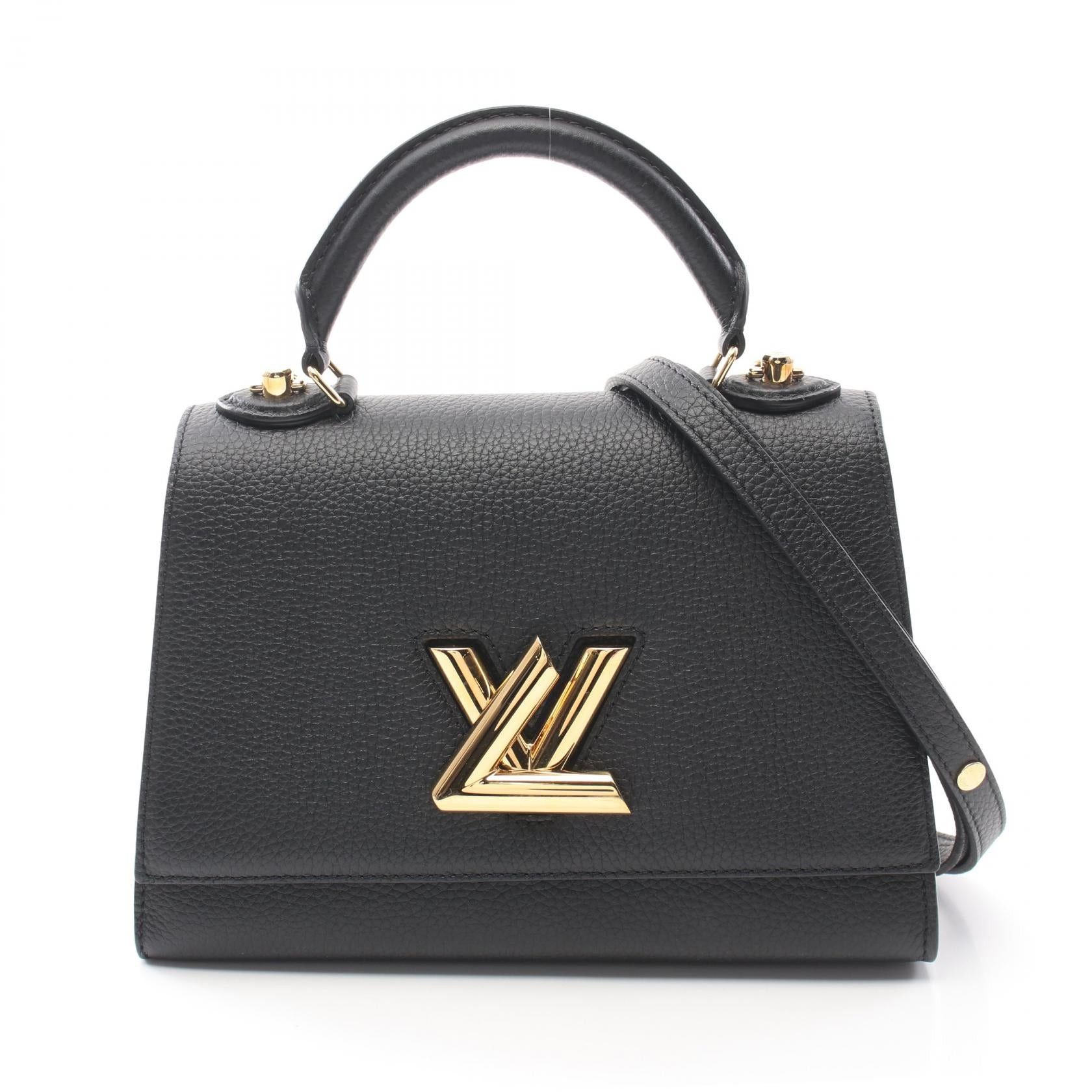 Louis Vuitton Louis Vuitton Twist One Handle Pm Noir Handbag Leather Black Size ONE SIZE - 1 Thumbnail