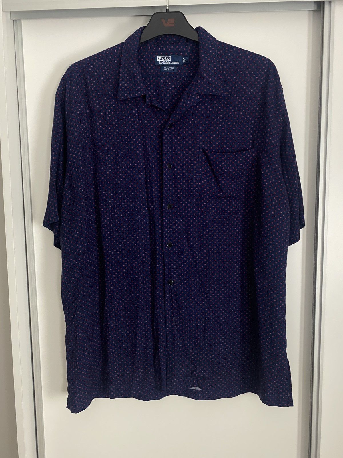 Polo Ralph Lauren Polo Ralph Lauren Short Sleeve Shirt Clayton Rayon vintage Size US L / EU 52-54 / 3 - 7 Thumbnail