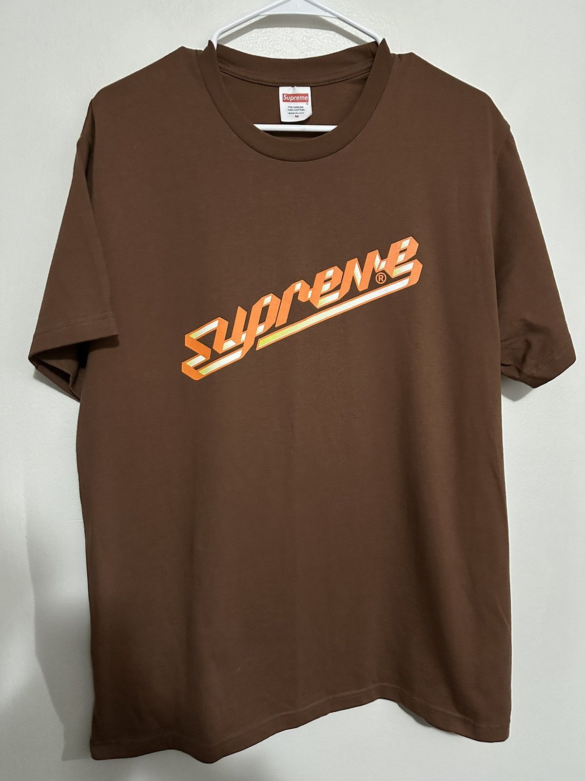 Supreme Supreme Banner Tee Size US M / EU 48-50 / 2 - 1 Thumbnail