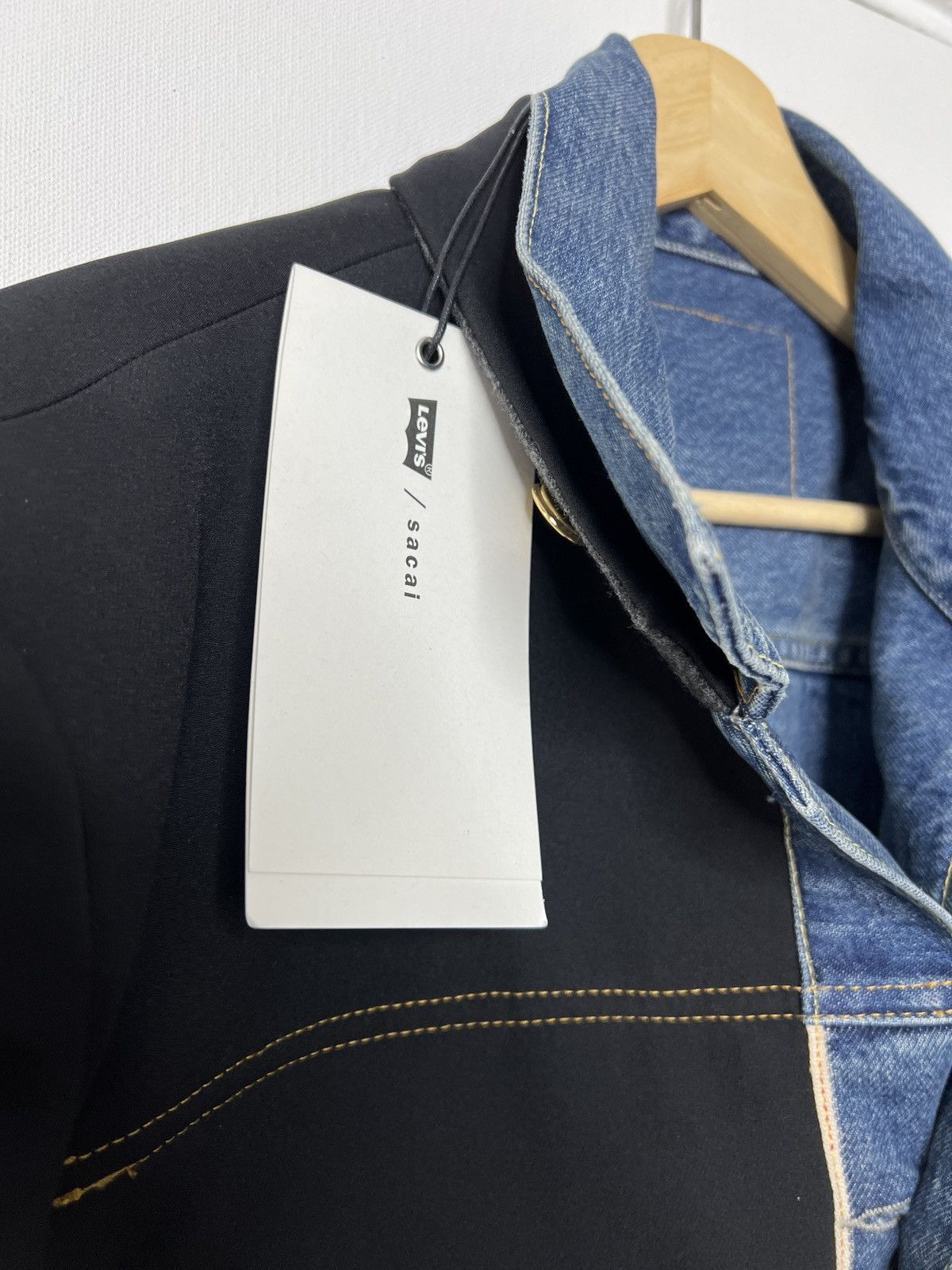 Sacai BNWT Levis + Sacai Reversible Blazer Denim Jacket w/ Pins Size US M / EU 48-50 / 2 - 2 Thumbnail