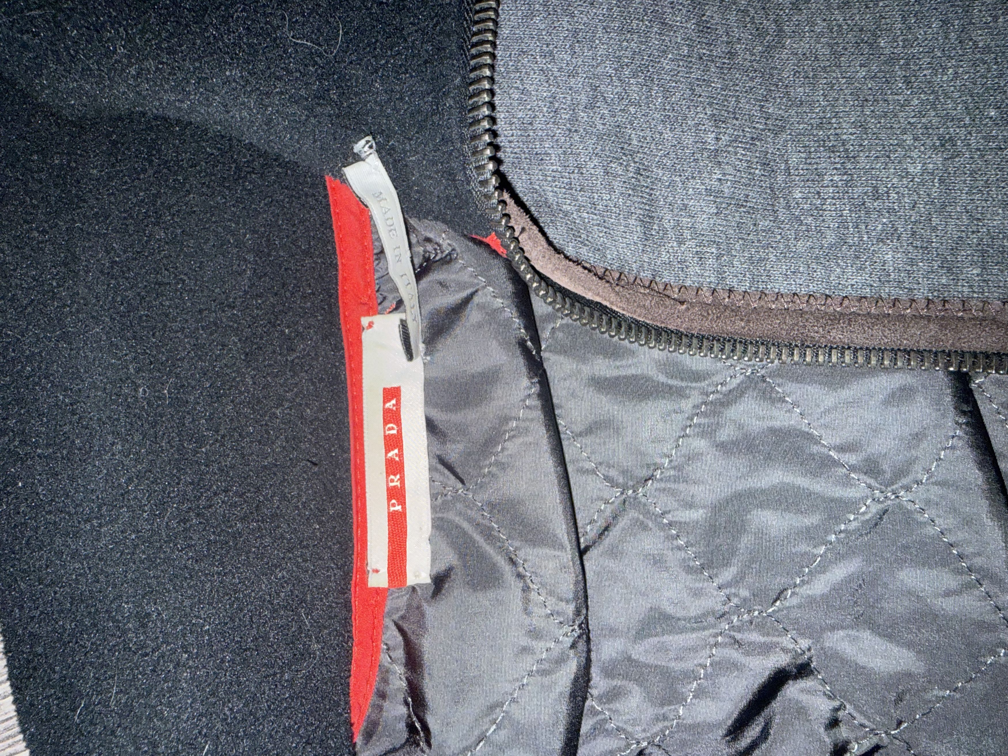 Prada Prada Archive Hybrid Knit Zip Jacket Size XS / US 0-2 / IT 36-38 - 4 Thumbnail
