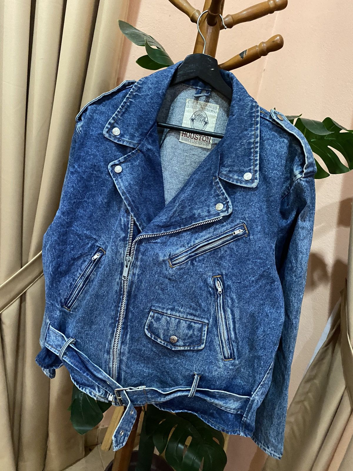 Vintage Houston Denim Riders Legend Jacket: Vintage Style for Men Size US L / EU 52-54 / 3 - 2 Thumbnail