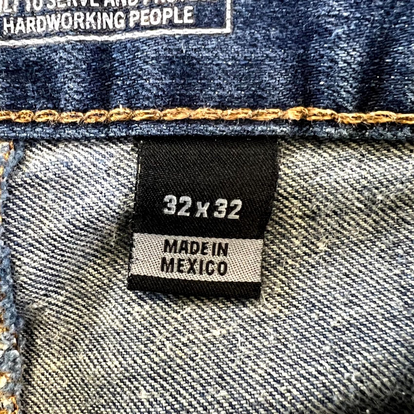 Carhartt Carhartt Mens Jeans Blue Denim 32x32 Rugged Flex Straight Fit 5-Pocket Workwear Jeans Size US 32 / EU 48 - 4 Thumbnail