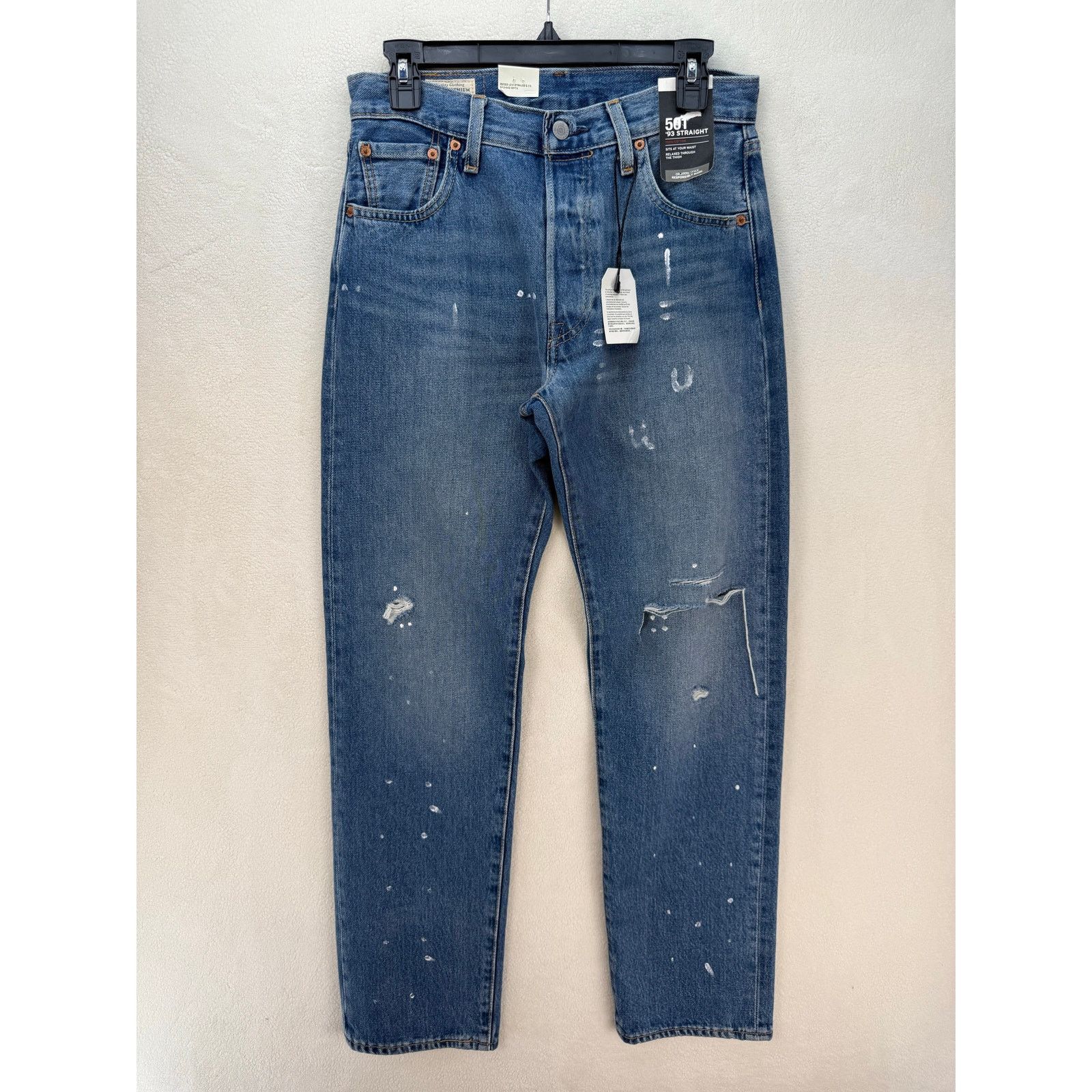 Levi's LEVI'S 501 '93 STYLE MEN'S 30X32 PAINT SPLATTERED Size US 30 / EU 46 - 1 Thumbnail