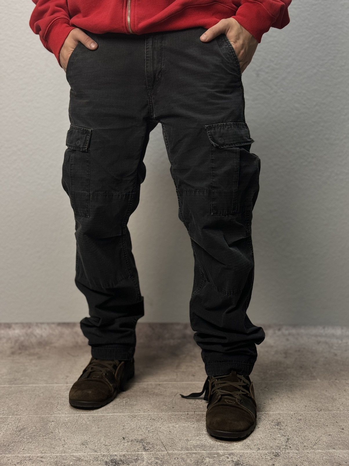 Carhartt Vintage Cargo Pants Double Knee Baggy Y2K Opium SK8 BONTAGE Size US 32 / EU 48 - 3 Thumbnail