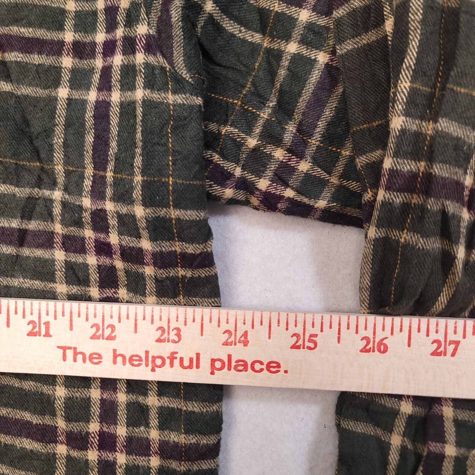 Towncraft Town Craft Tartan Flannel Shirt Mens Size Extra Large Green Size US XL / EU 56 / 4 - 8 Thumbnail