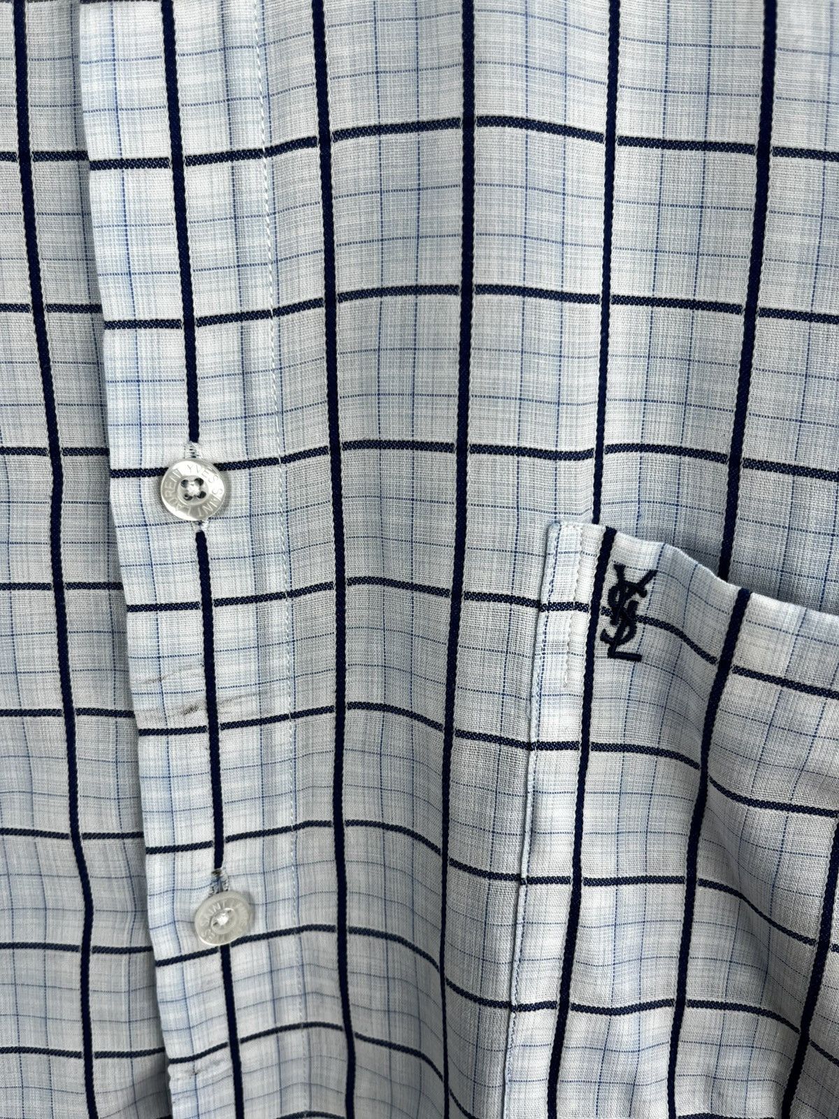 Yves Saint Laurent Ysl button shirt size m Size US M / EU 48-50 / 2 - 2 Thumbnail