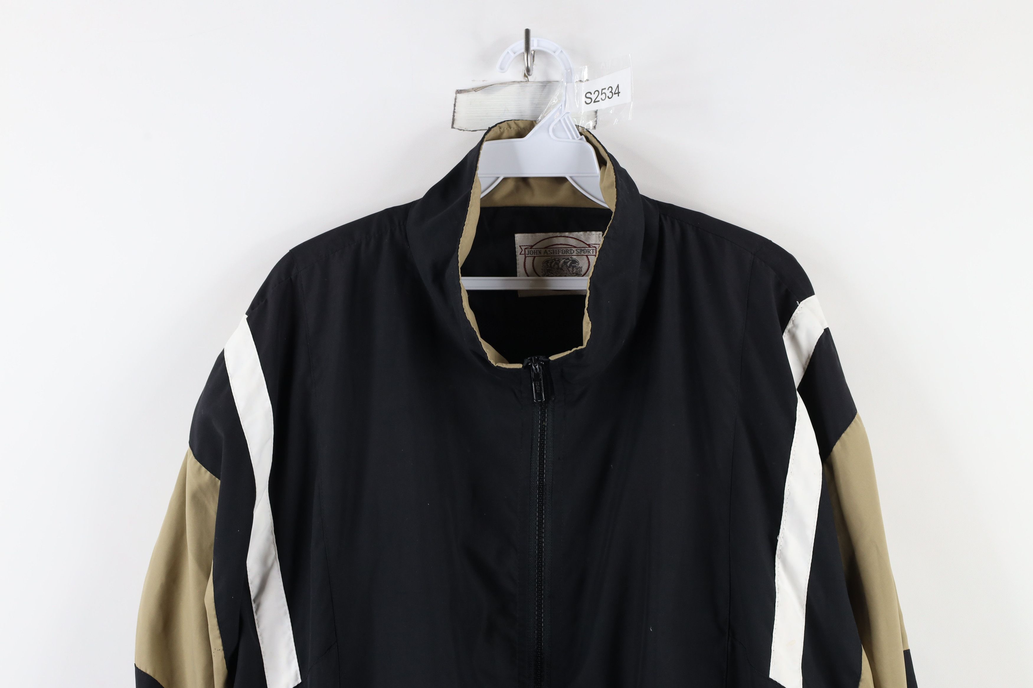 Vintage Vintage 90s Streetwear Block Full Zip Windbreaker Jacket Size US XXL / EU 58 / 5 - 2 Thumbnail