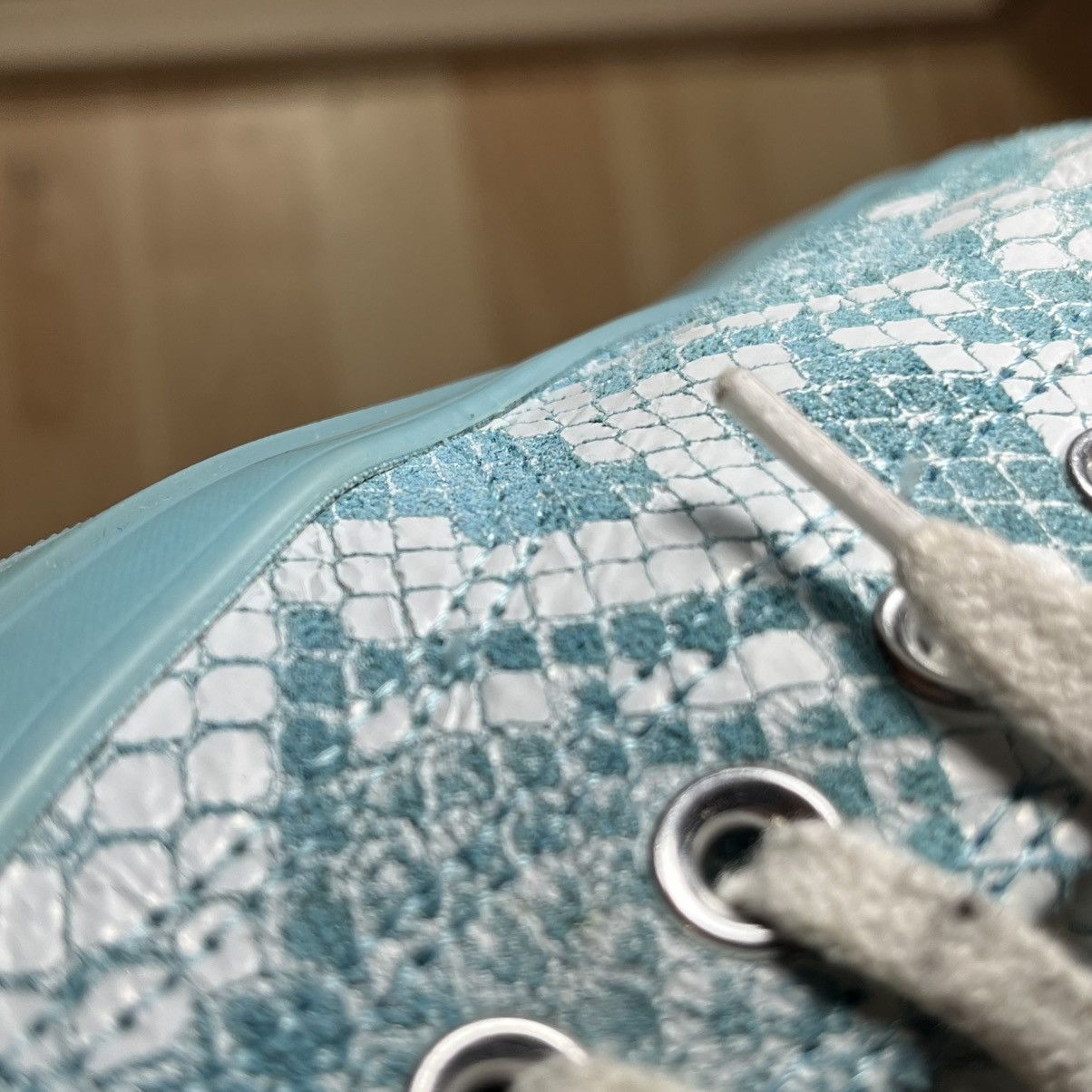 Converse × Golf le Fleur Golf Le Fleur x Chuck 70 Low Blue Python Sneakers Size US 9.5 / EU 42-43 - 9 Thumbnail