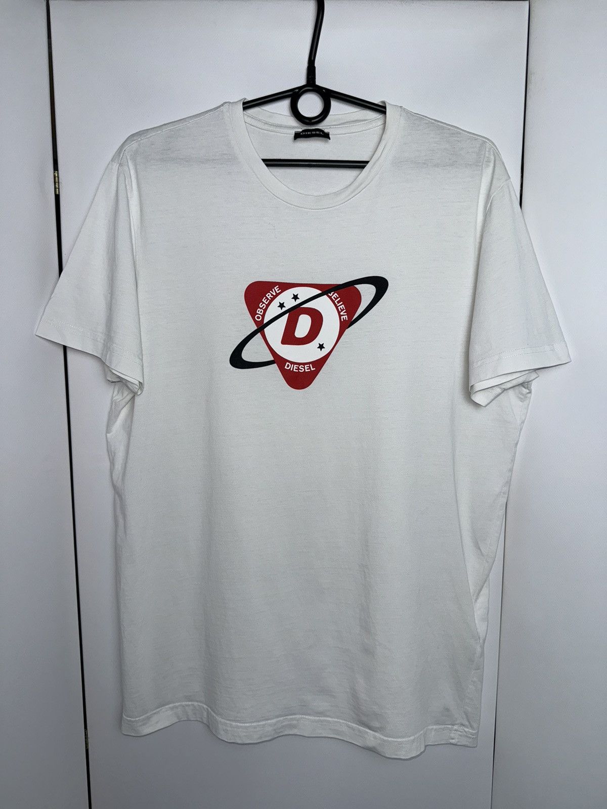 Diesel × Vintage Vintage Diesel tee big logo size L white Size US L / EU 52-54 / 3 - 1 Thumbnail