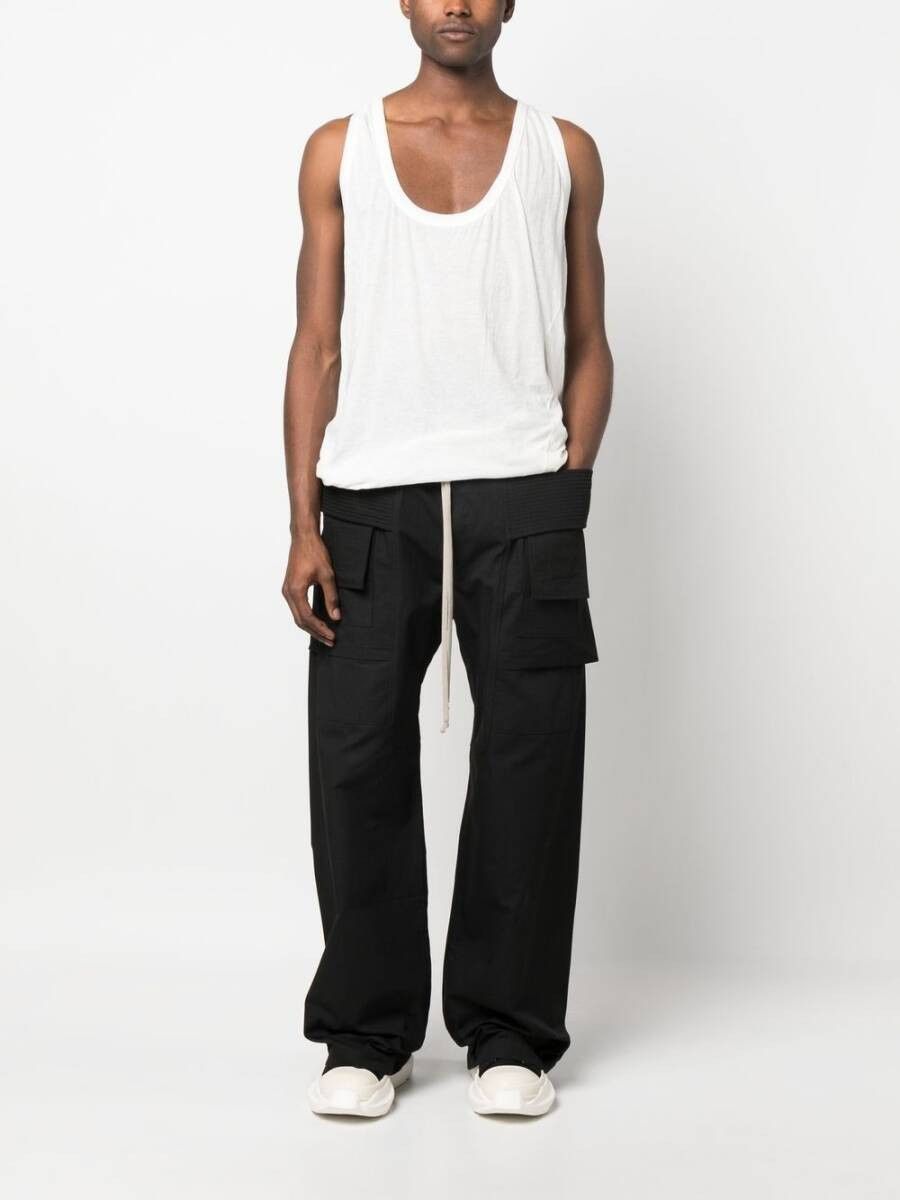 Rick Owens Rick Owens EDFU Semi-sheer Tank Size US M / EU 48-50 / 2 - 2 Thumbnail