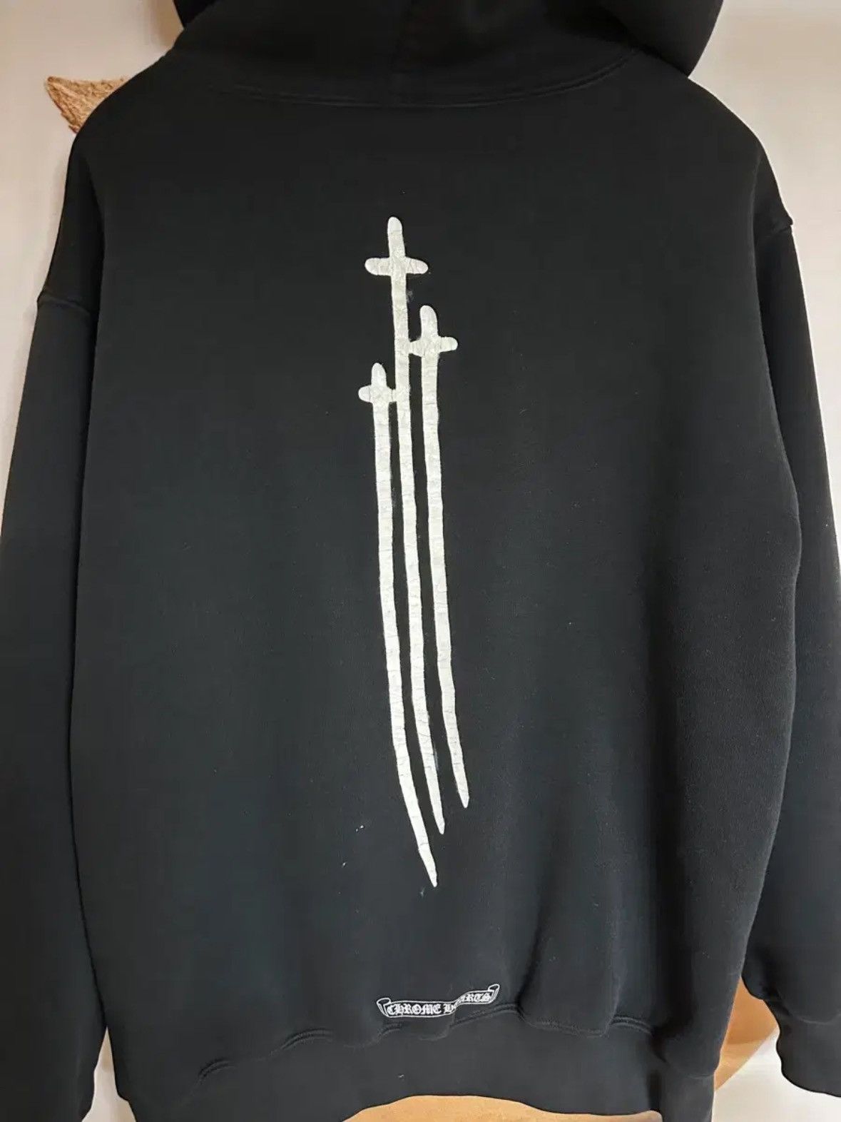 Chrome Hearts Heavy Weight Triple Cross Dagger Waffle Zipup Hoodie Size US L / EU 52-54 / 3 - 1 Thumbnail
