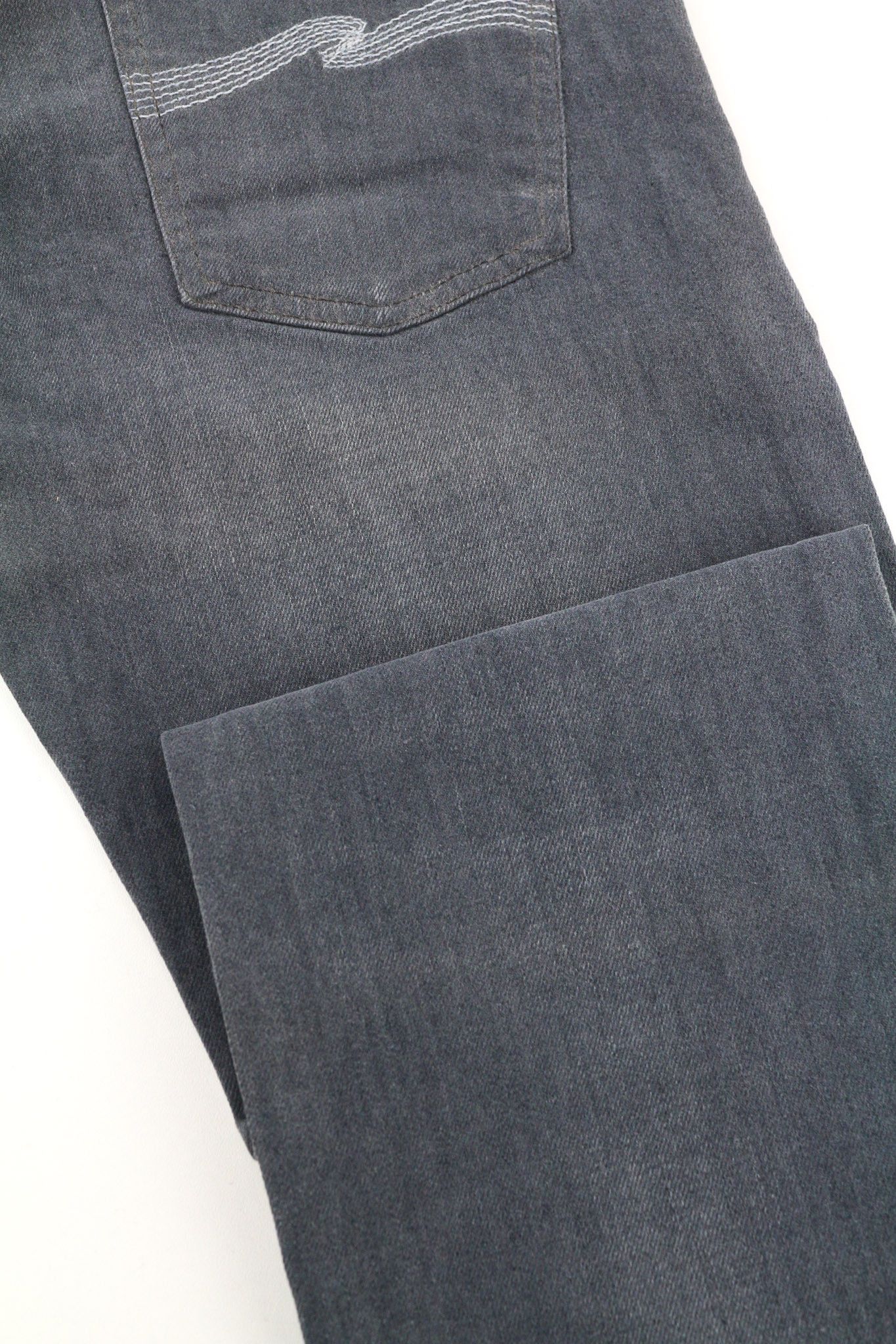 Nudie Jeans THIN FINN W31/L32 Slim Fit Grey Cotton Stretch 80636 Size US 31 - 9 Thumbnail