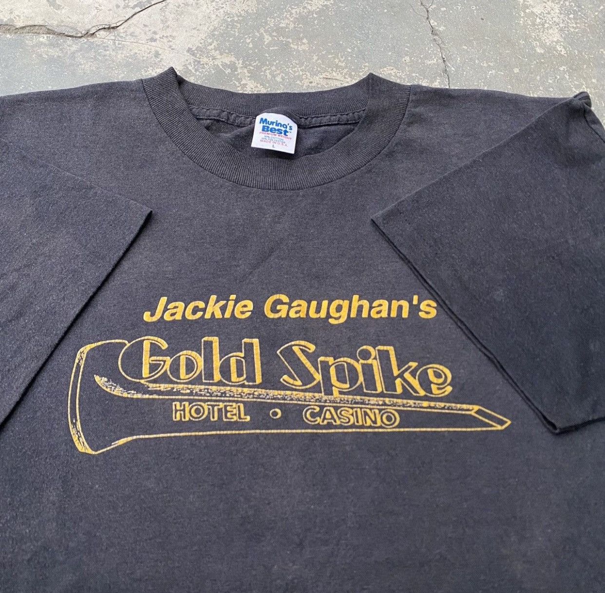 Vintage Faded 1980s Gold Spike tee Size US XXL / EU 58 / 5 - 2 Thumbnail