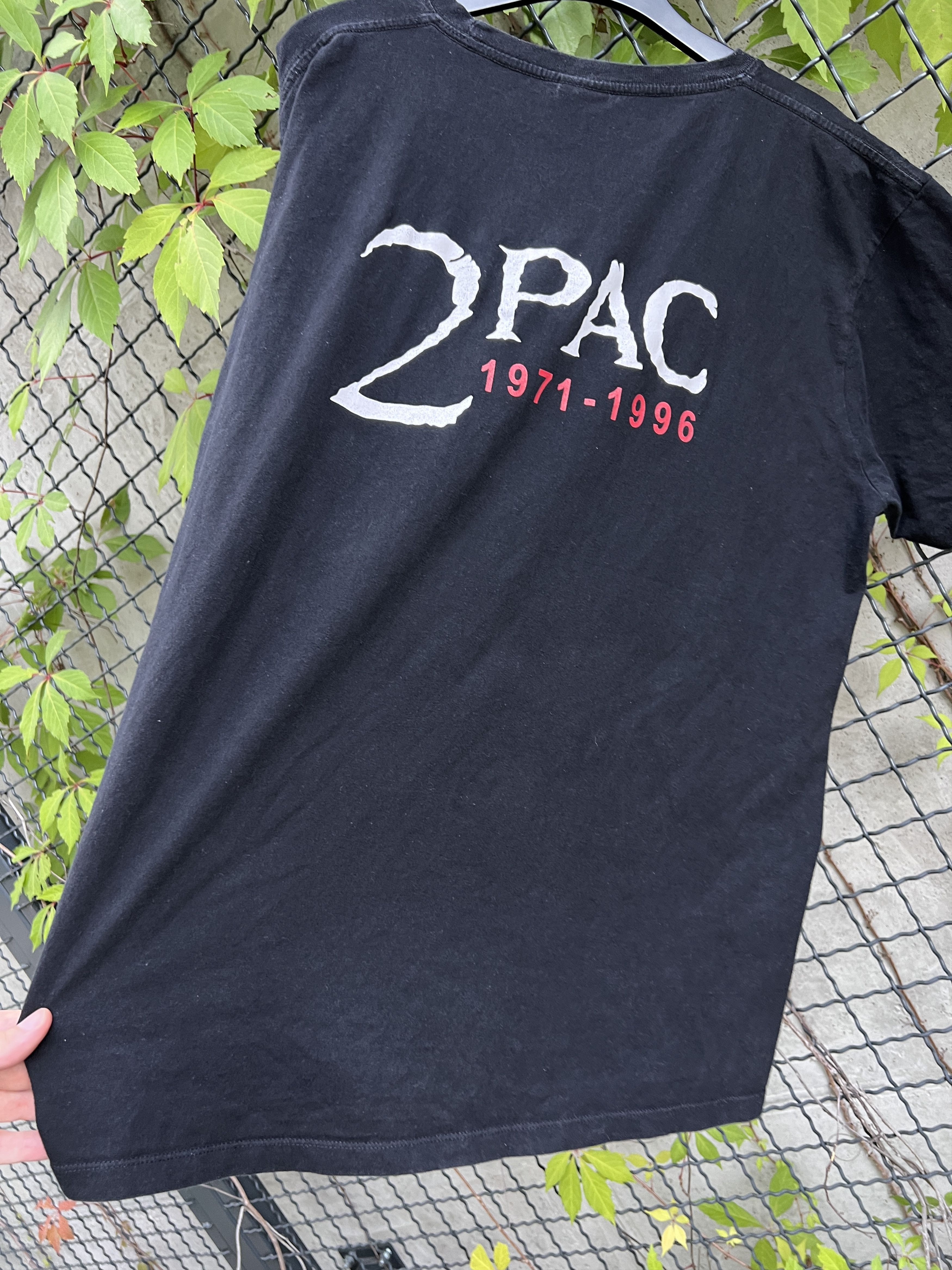 Band Tees × Rap Tees × Vintage Vintage 2Pac 1971-1996 Vintage Memorial Rap T-shirt Size US XL / EU 56 / 4 - 13 Thumbnail