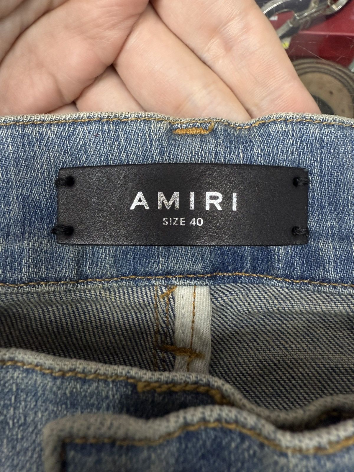 Amiri Amiri MX1 Jeans Clay Indigo Size 40 Size US 40 / EU 56 - 13 Thumbnail
