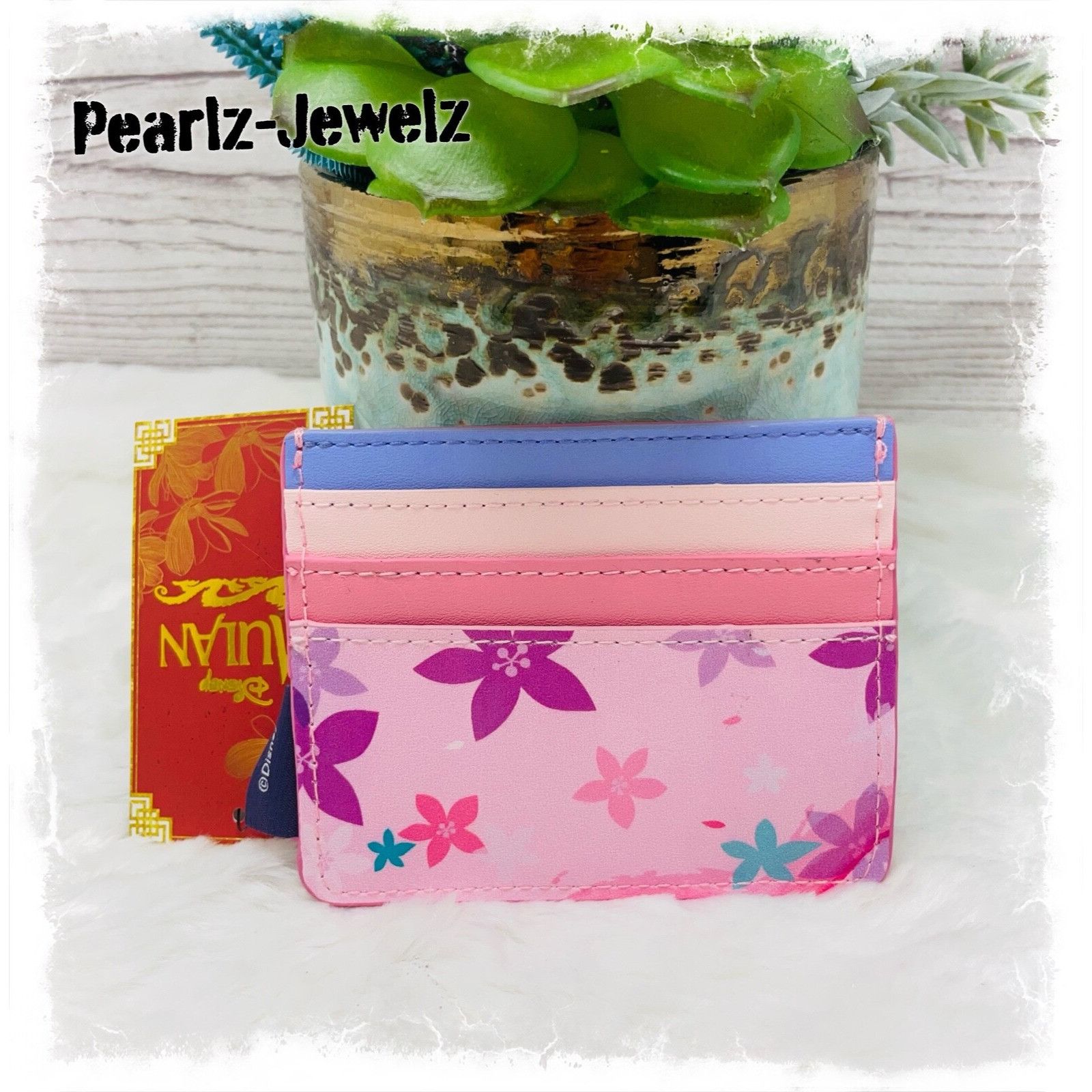 Disney Loungefly Disney Mulan Matchmaker Chibi Pink Cardholder BoxL Size ONE SIZE - 2 Thumbnail