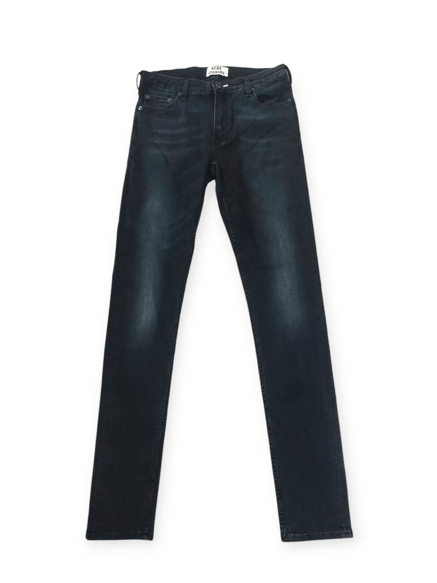 Acne Studios Flex Basement Skinny Black Jeans